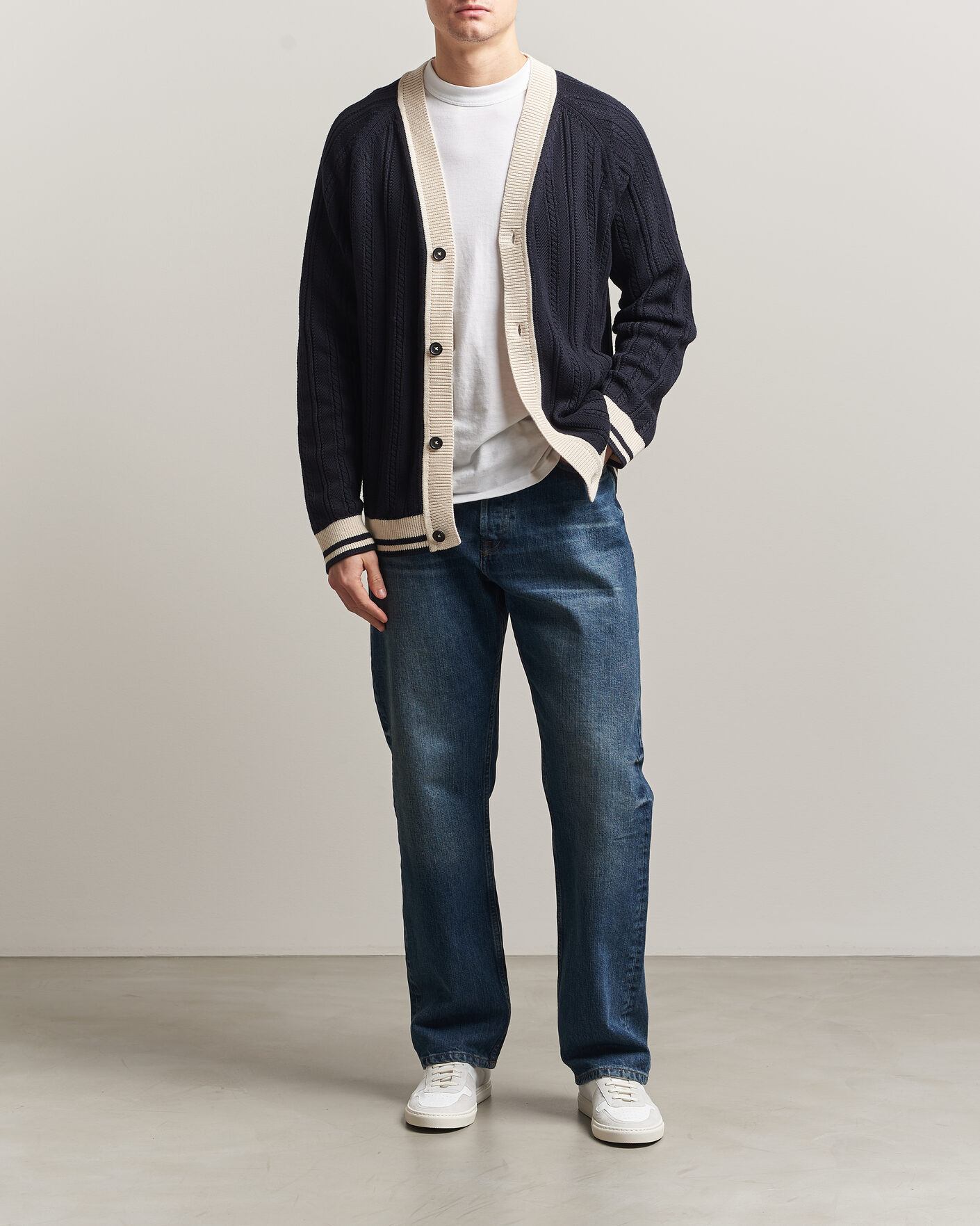 Herren | Pullover | PS Paul Smith | Cotton Knitted Cardigan Navy
