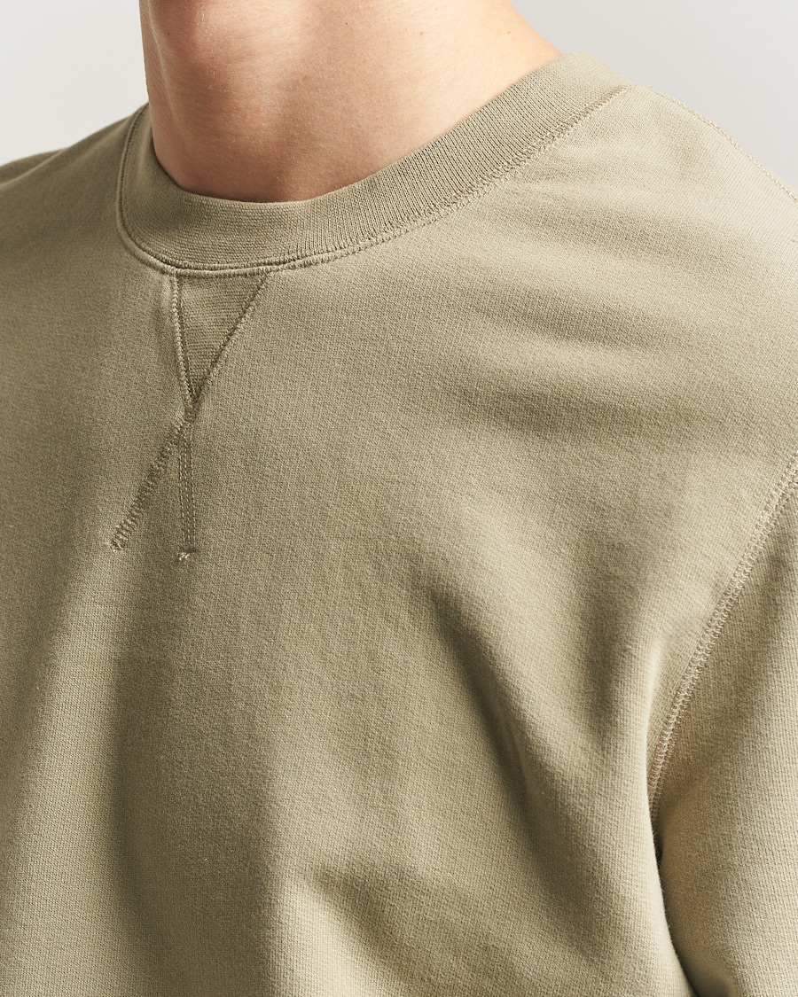Herren | Pullover | Sunspel | Loopback Sweatshirt Pistachio
