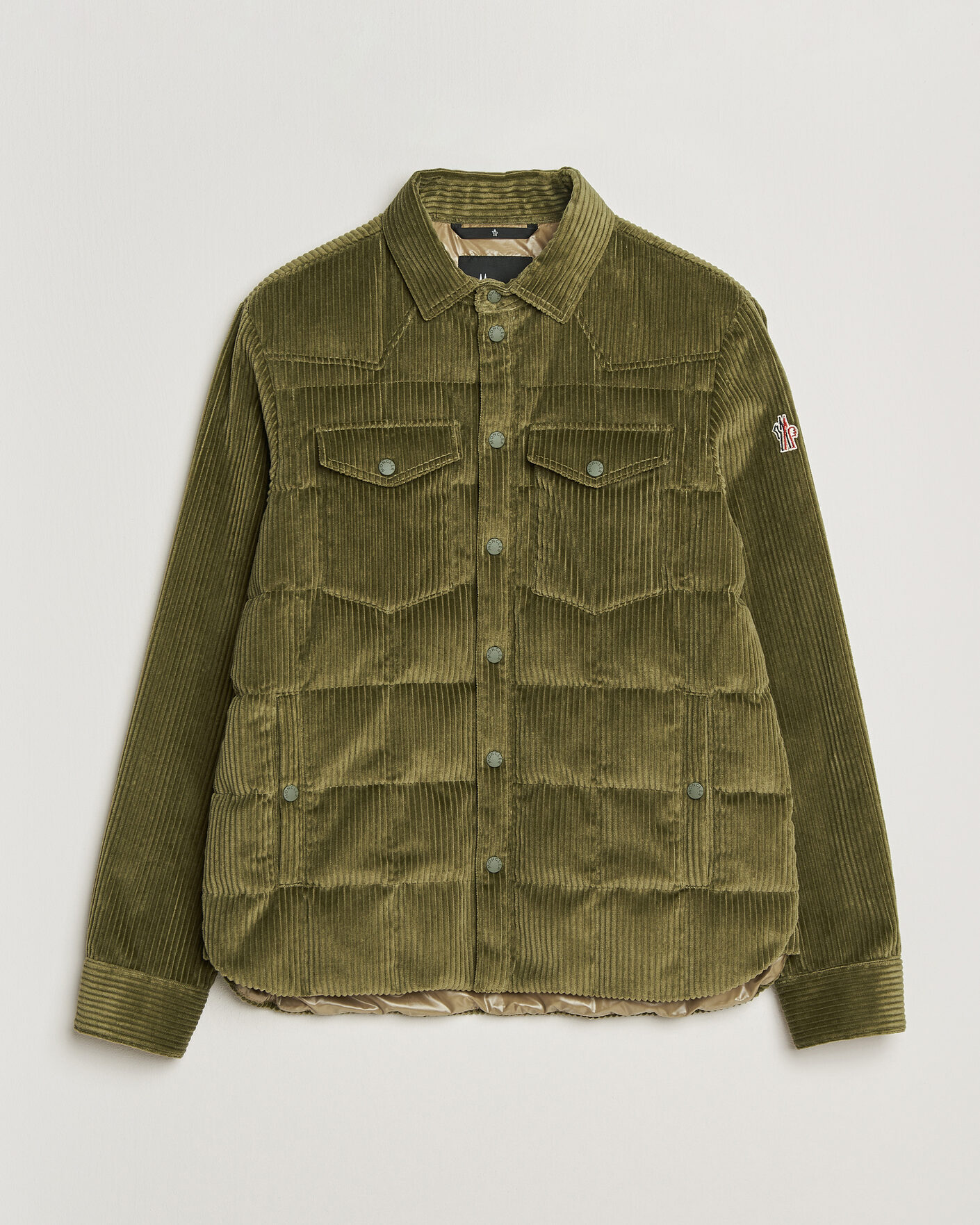 Herren | Jacken | Moncler Grenoble | Gelt Corduroy Shirt Jacket Military Green