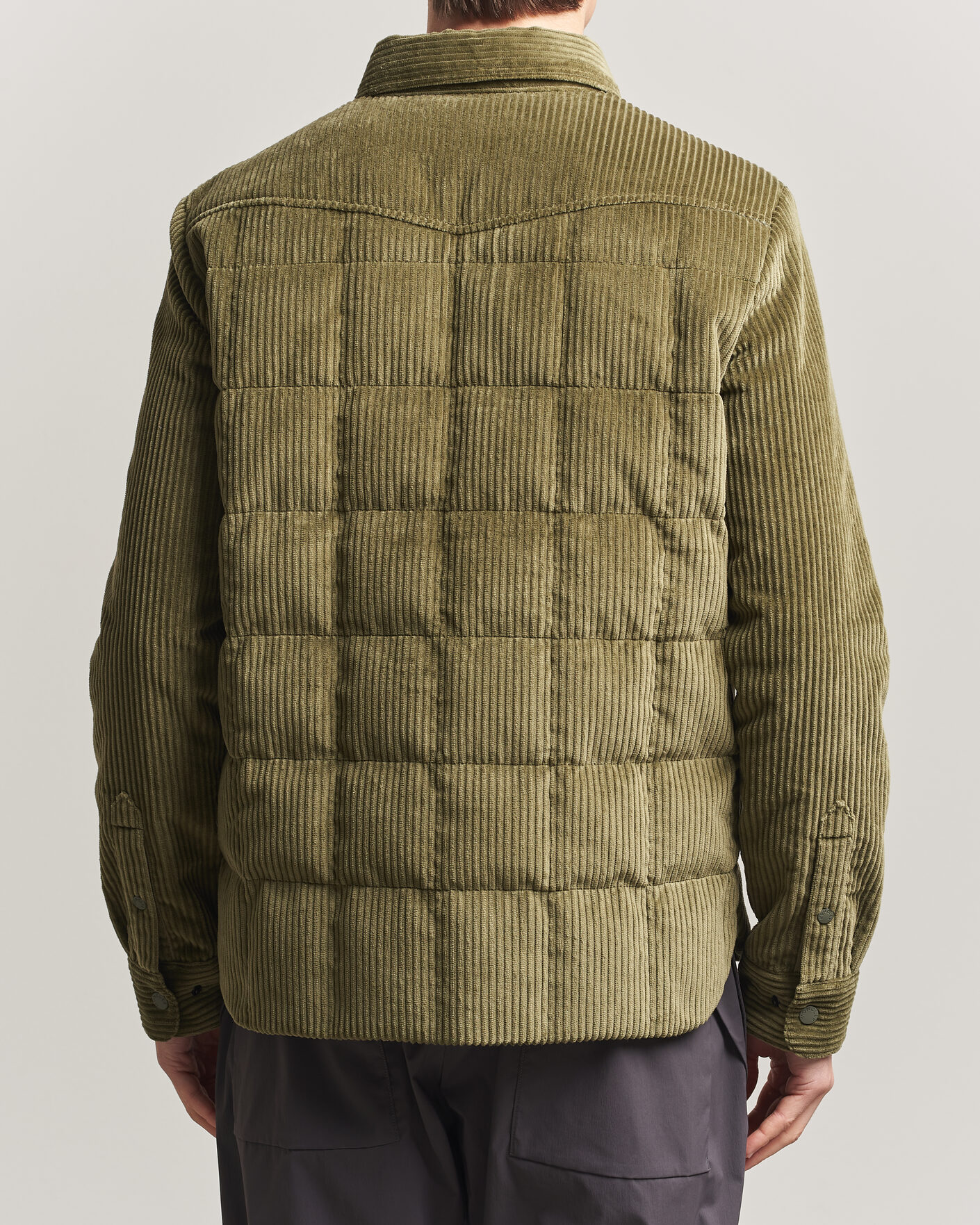Herren | Jacken | Moncler Grenoble | Gelt Corduroy Shirt Jacket Military Green
