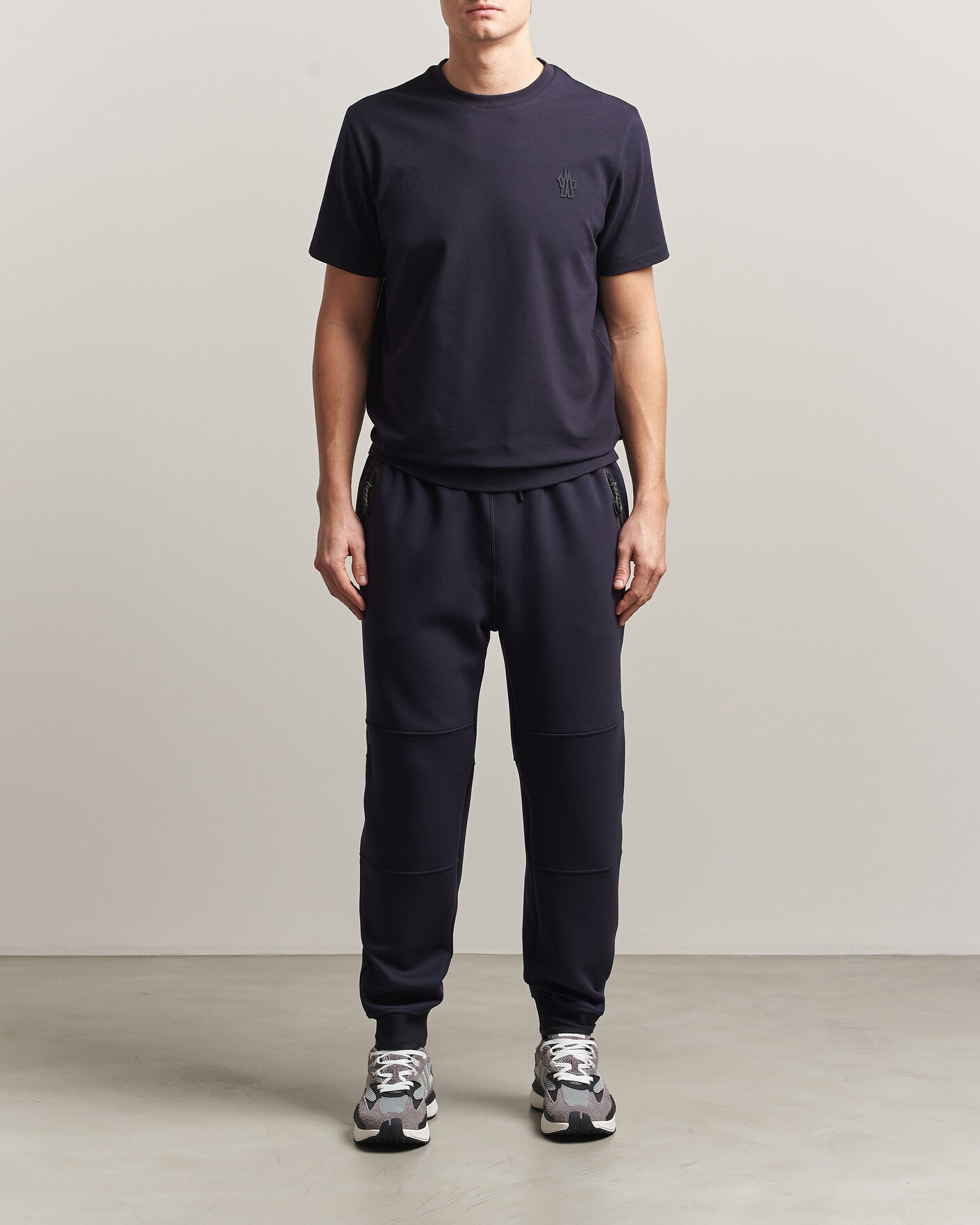 Herren | T-Shirts | Moncler Grenoble | 3-Pack Logo T-Shirts White/Grey/Black