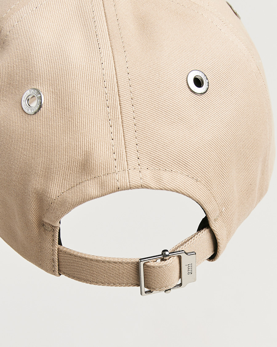 Herren | Hüte & Mützen | AMI | Black Heart Logo Cap Beige Taupe