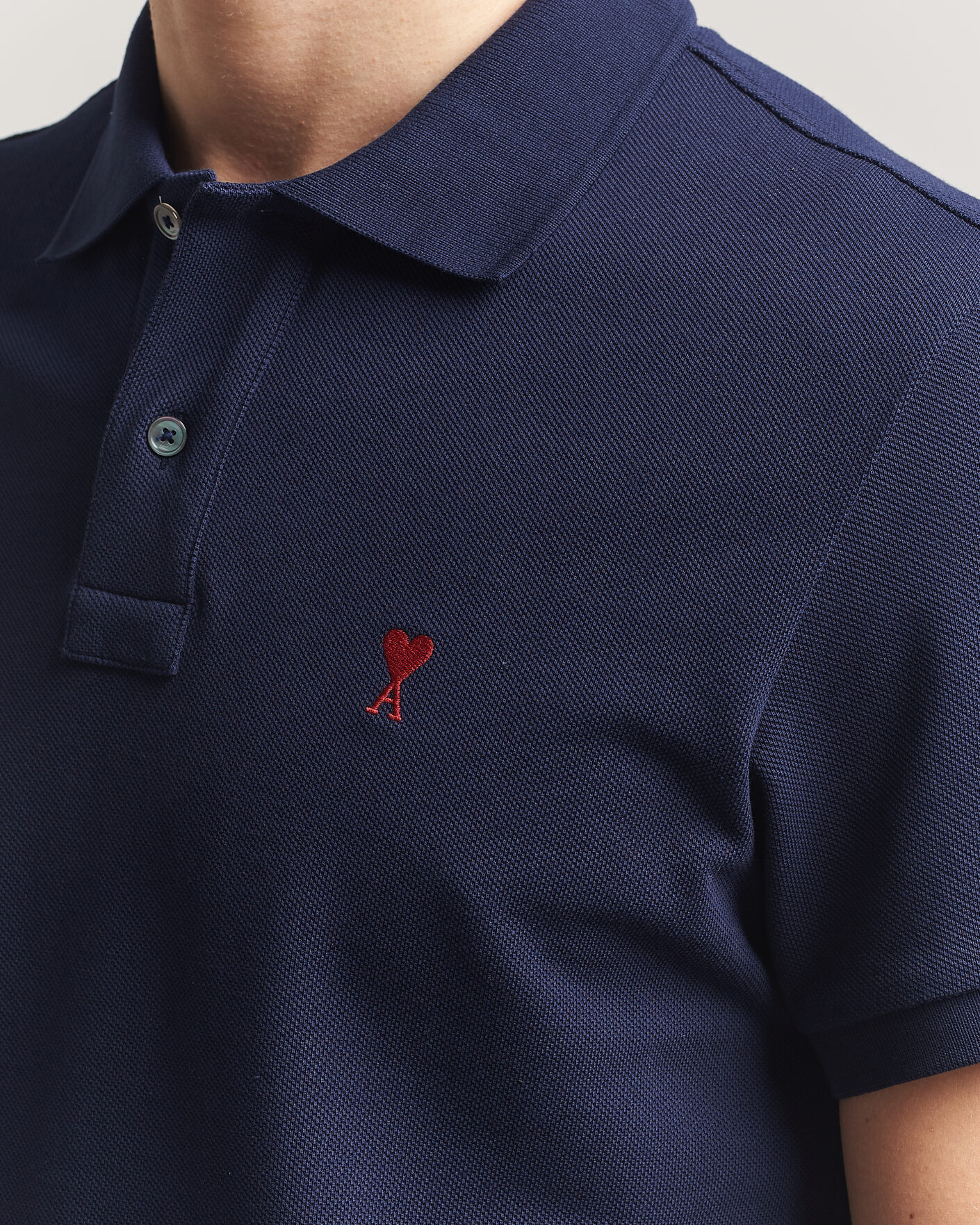Herren | Poloshirts | AMI | Heart Logo Polo Navy
