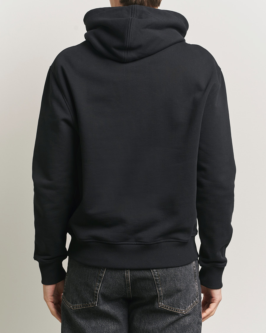 Herren | Pullover | AMI | Contrast Heart Logo Hoodie Black