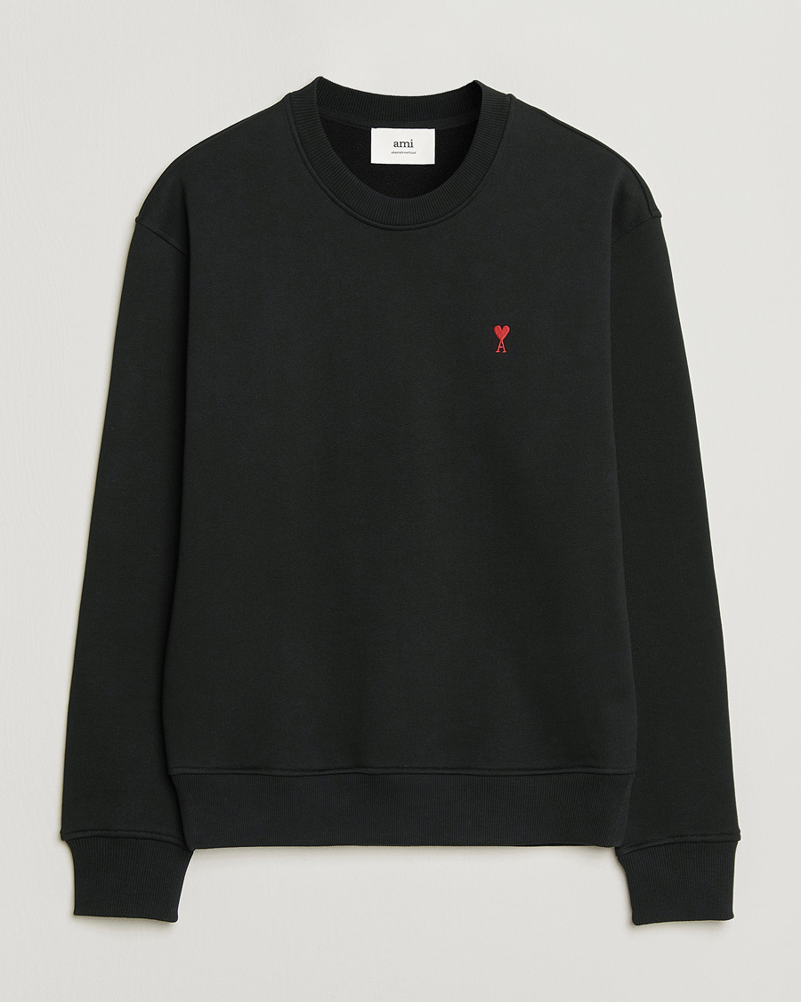Herren | Pullover | AMI | Heart Logo Sweatshirt Black