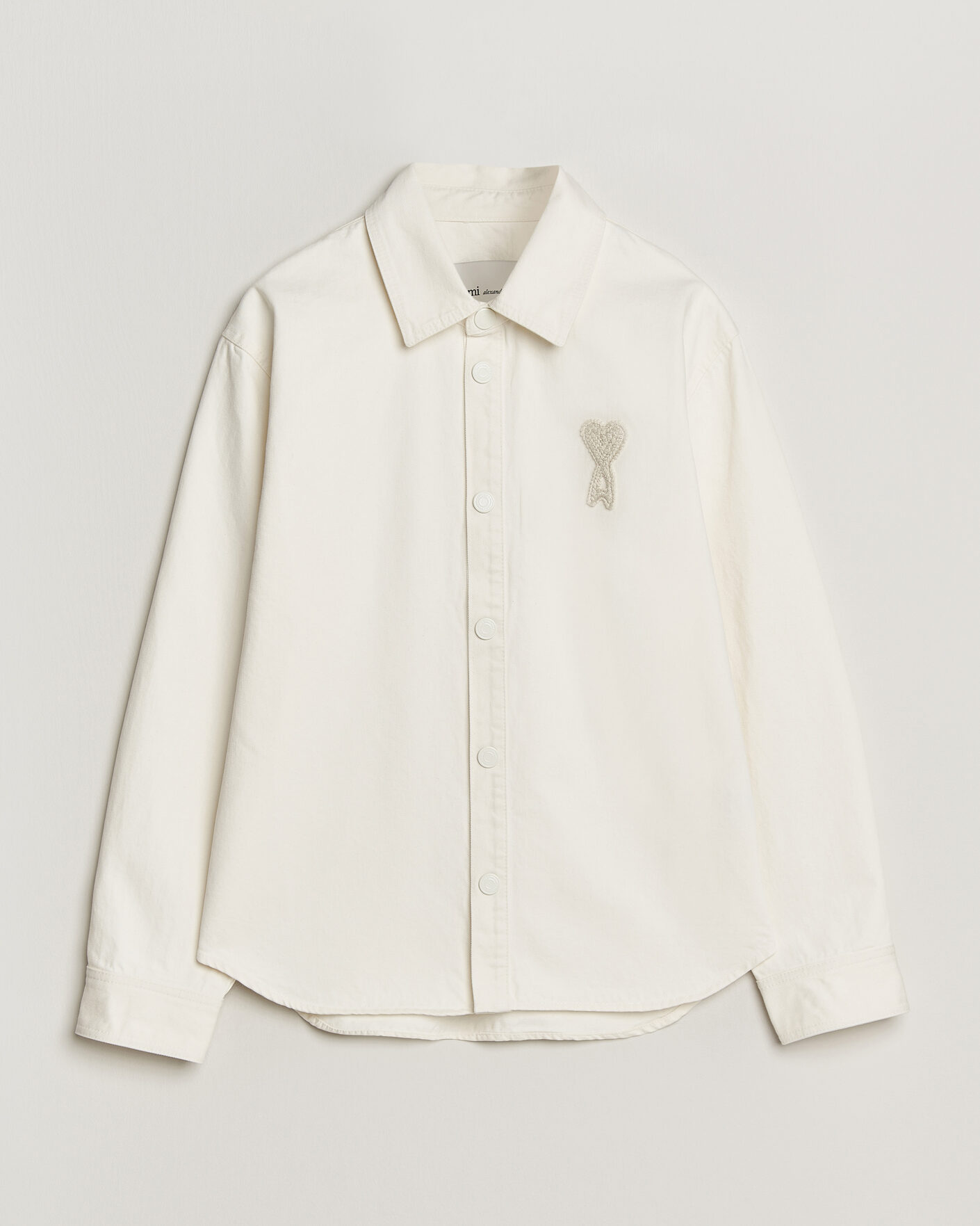 Herren | Hemden | AMI | Cotton Twill Overshirt Creme