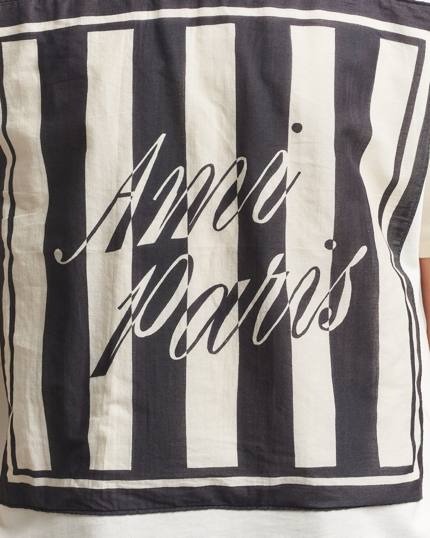 Herren | T-Shirts | AMI | Boxy Fit Printed T-Shirt Creme