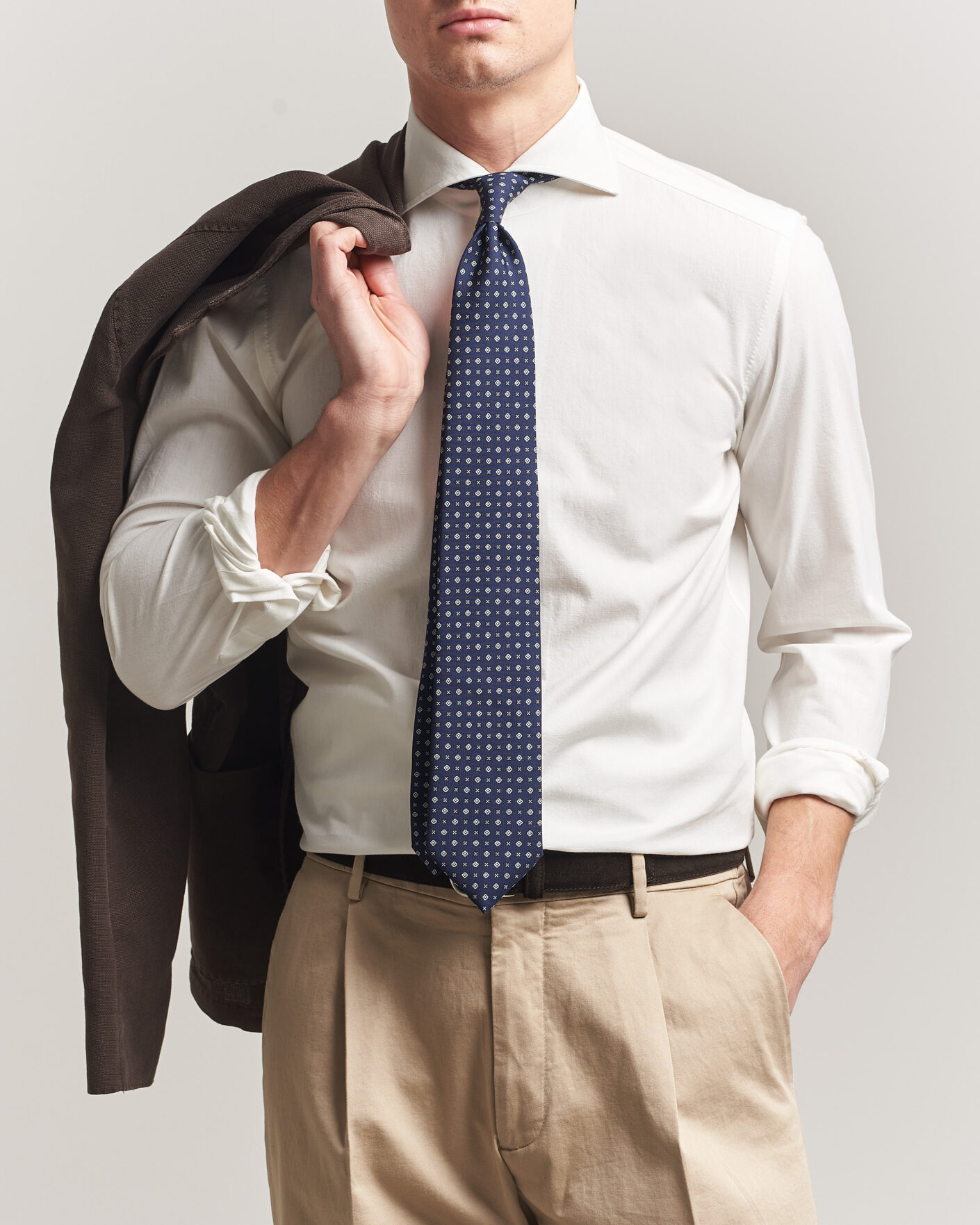 Herren | Hemden | 100Hands | Washed Japanese Denim Shirt Off White