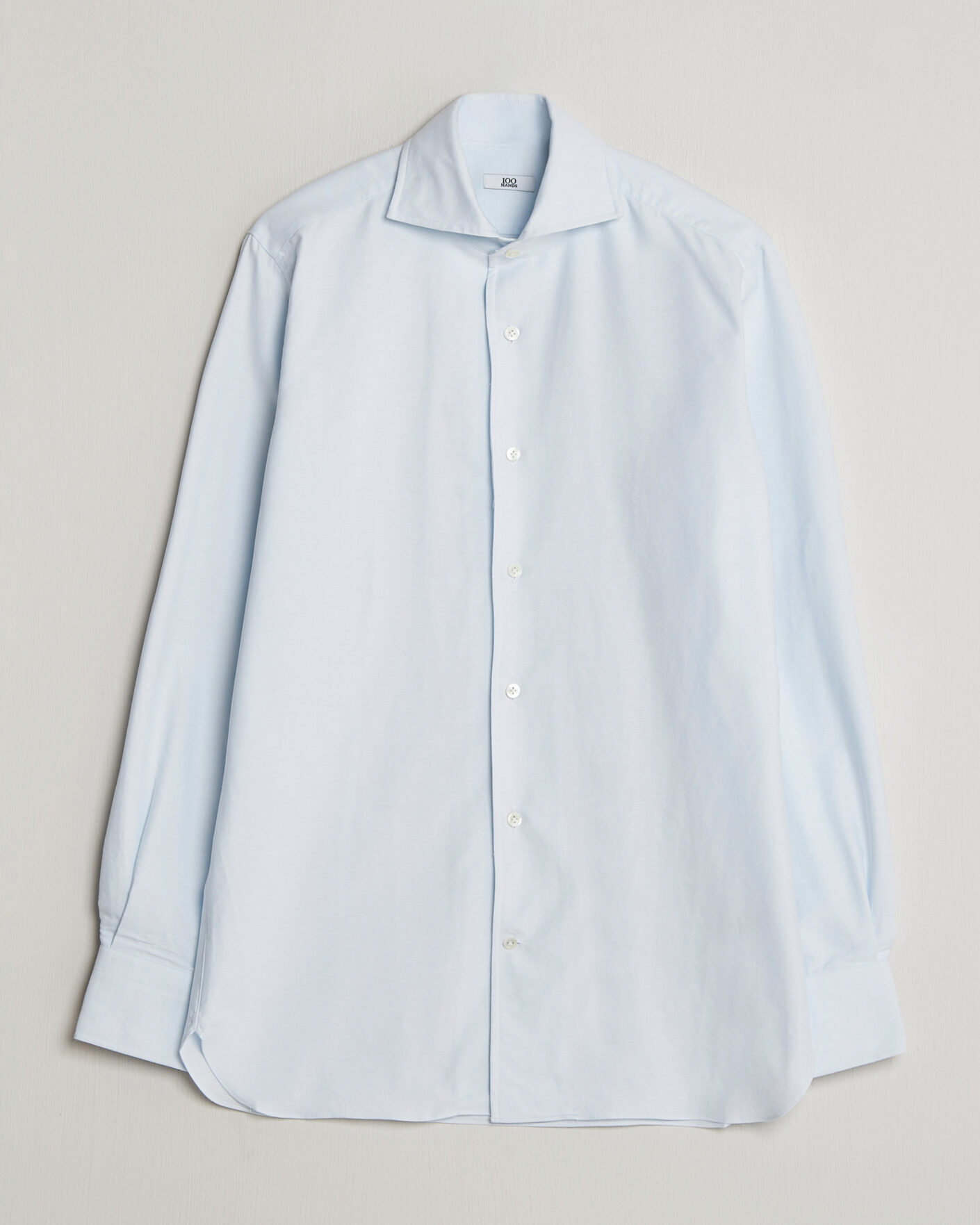 Herren | Hemden | 100Hands | Washed Oxford Shirt Light Blue