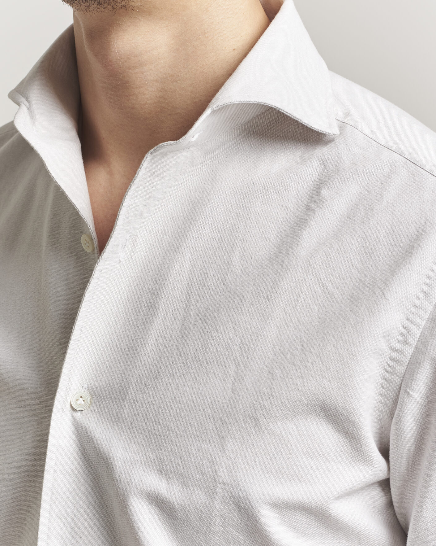 Herren | Hemden | 100Hands | Washed Oxford Shirt Grey