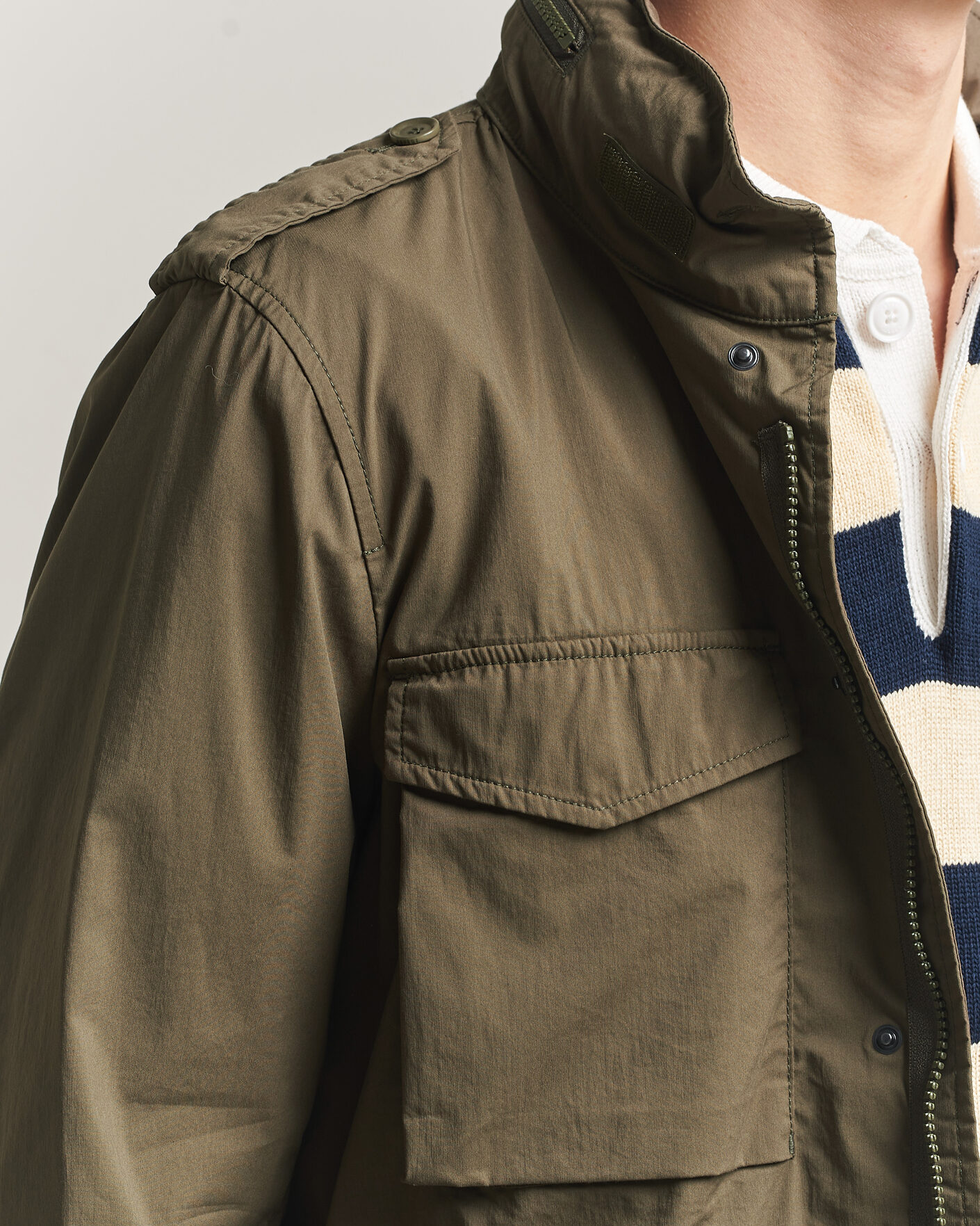 Herren | Jacken | Aspesi | Lightweight Cotton Field Jacket Military
