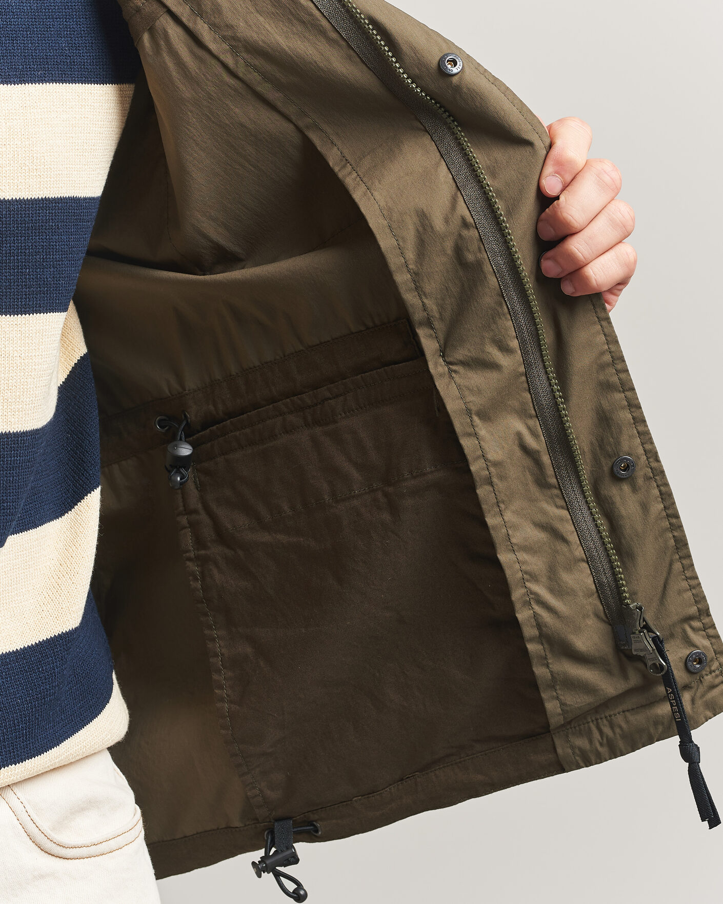 Herren | Jacken | Aspesi | Lightweight Cotton Field Jacket Military