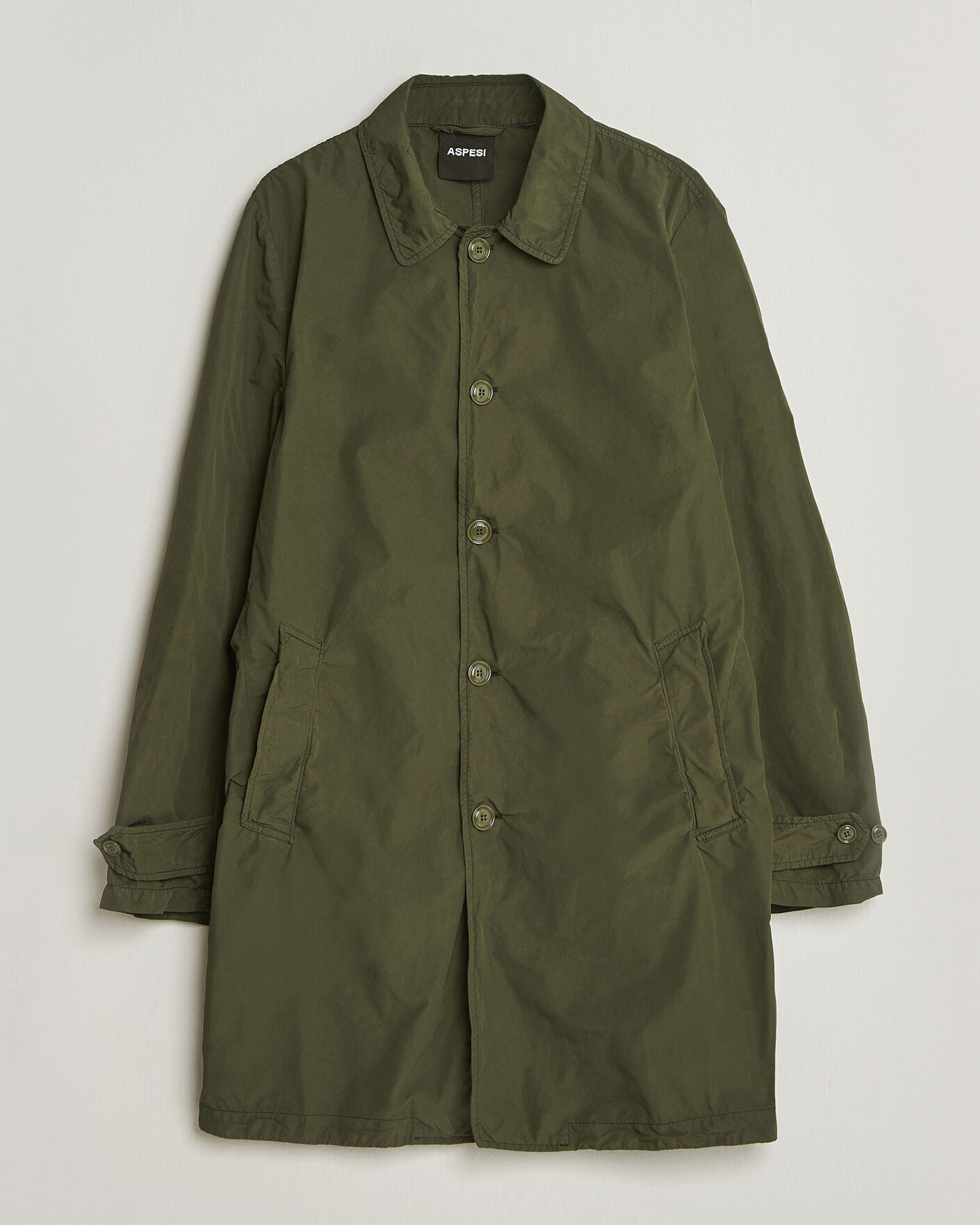 Herren | Jacken | Aspesi | Garment Dyed Lemon Coat Military