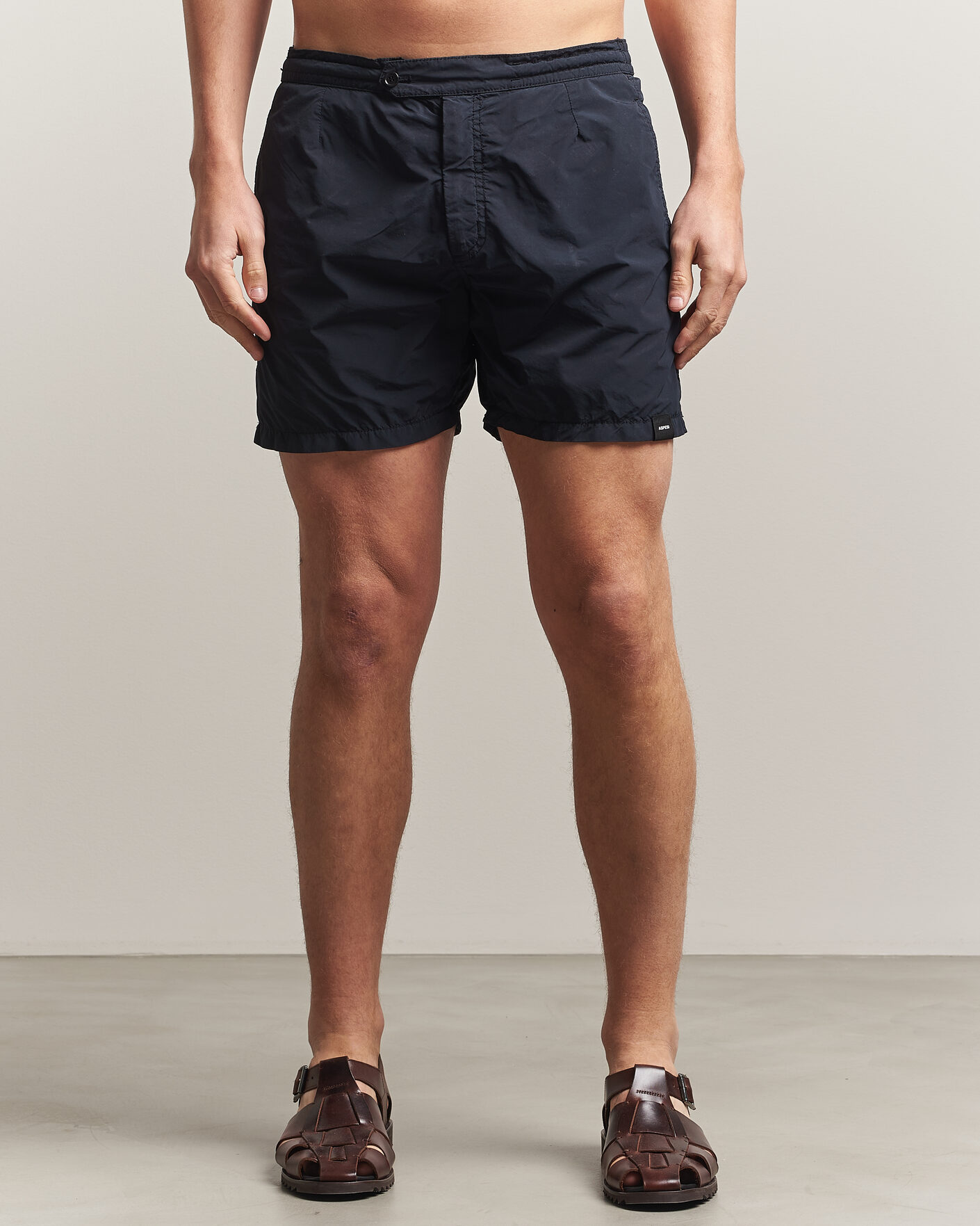 Herren | Badehosen | Aspesi | Caprese Nylon Swim Trunks Navy