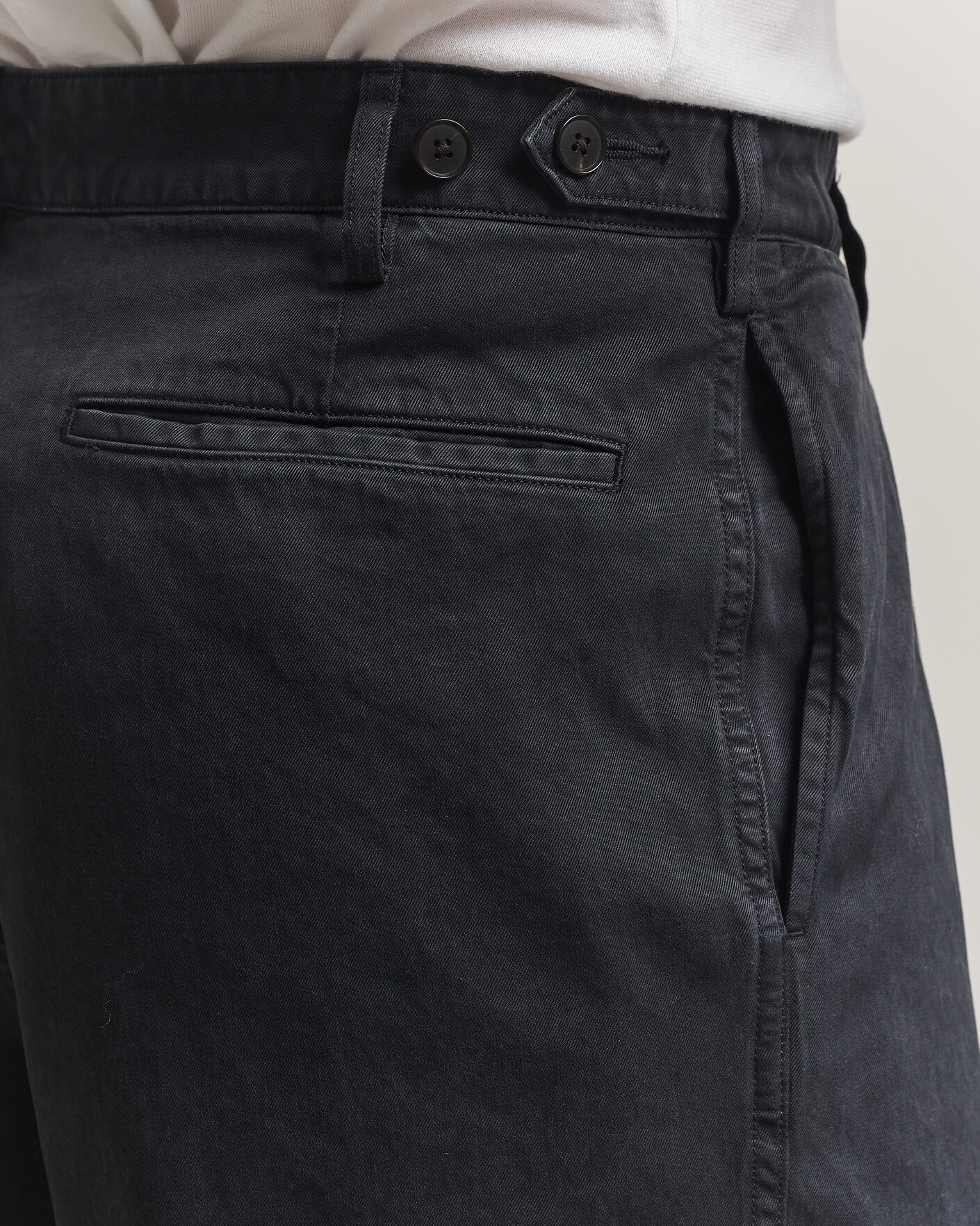 Herren | Hosen | Auralee | Garment Dyed Finx Chinos Black