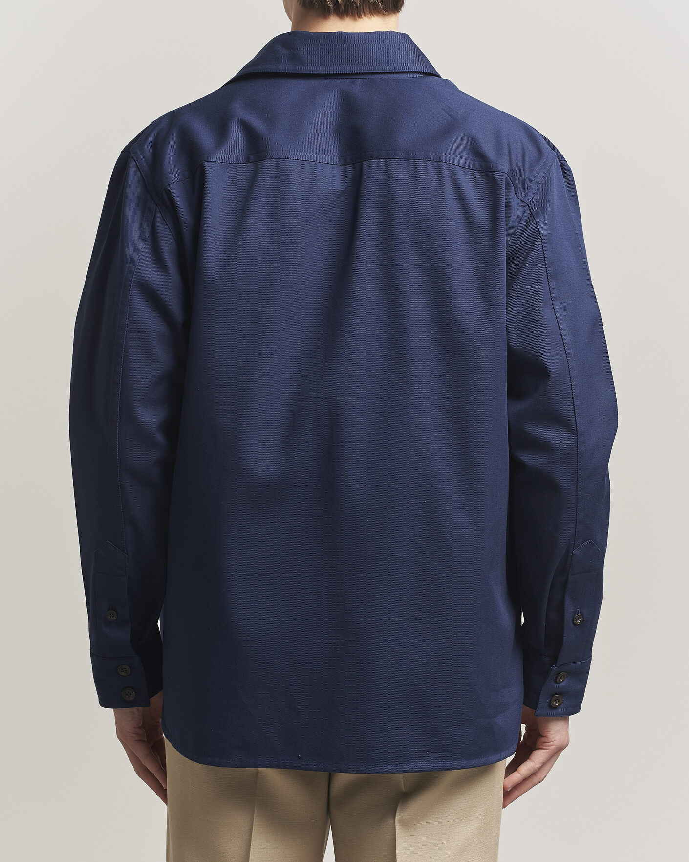 Herren | Hemden | Caruso | Twill Cotton Overshirt Navy