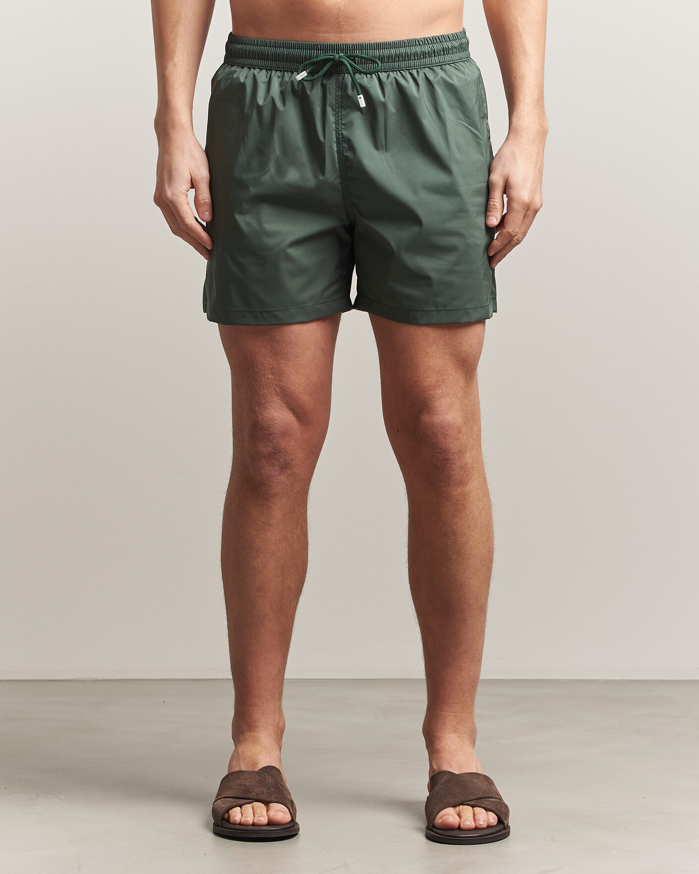Herren | Badehosen | Fedeli | Madeira Swim Trunk Dark Green