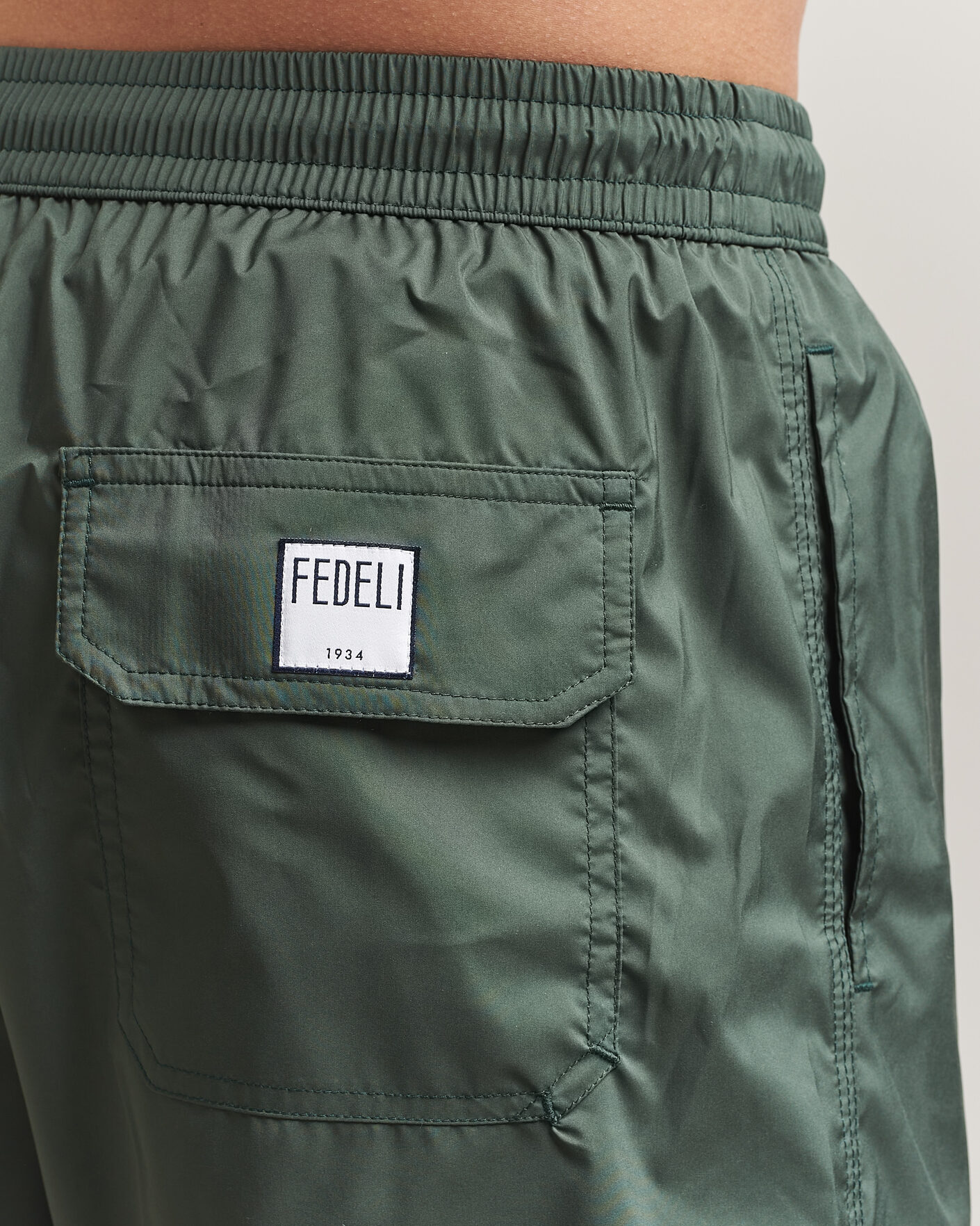 Herren | Badehosen | Fedeli | Madeira Swim Trunk Dark Green