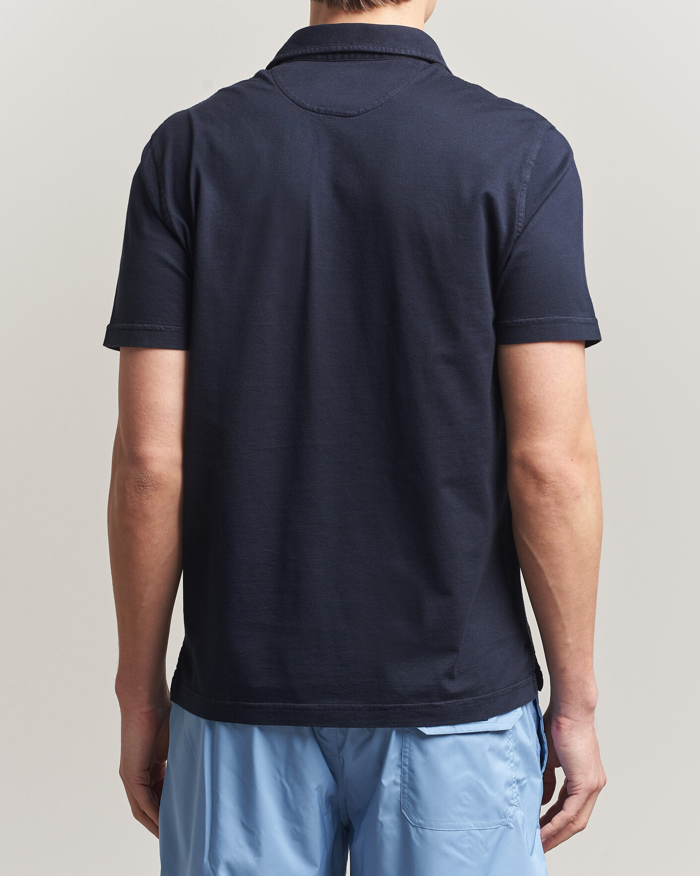 Herren | Poloshirts | Fedeli | Zero Organic Cotton Polo Navy