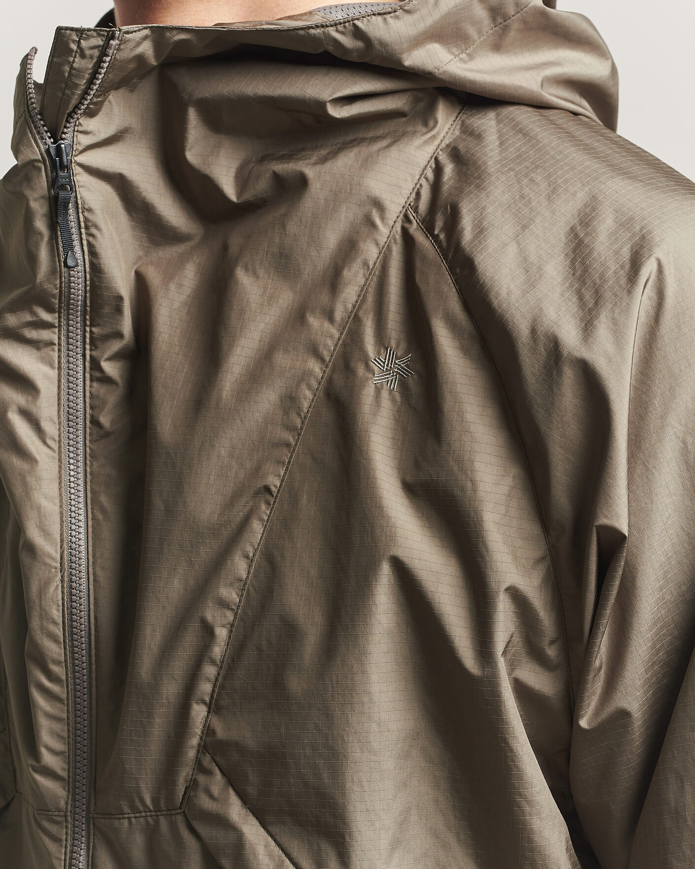 Herren | Jacken | Goldwin | Rip Stop Hooded Jacket Sand