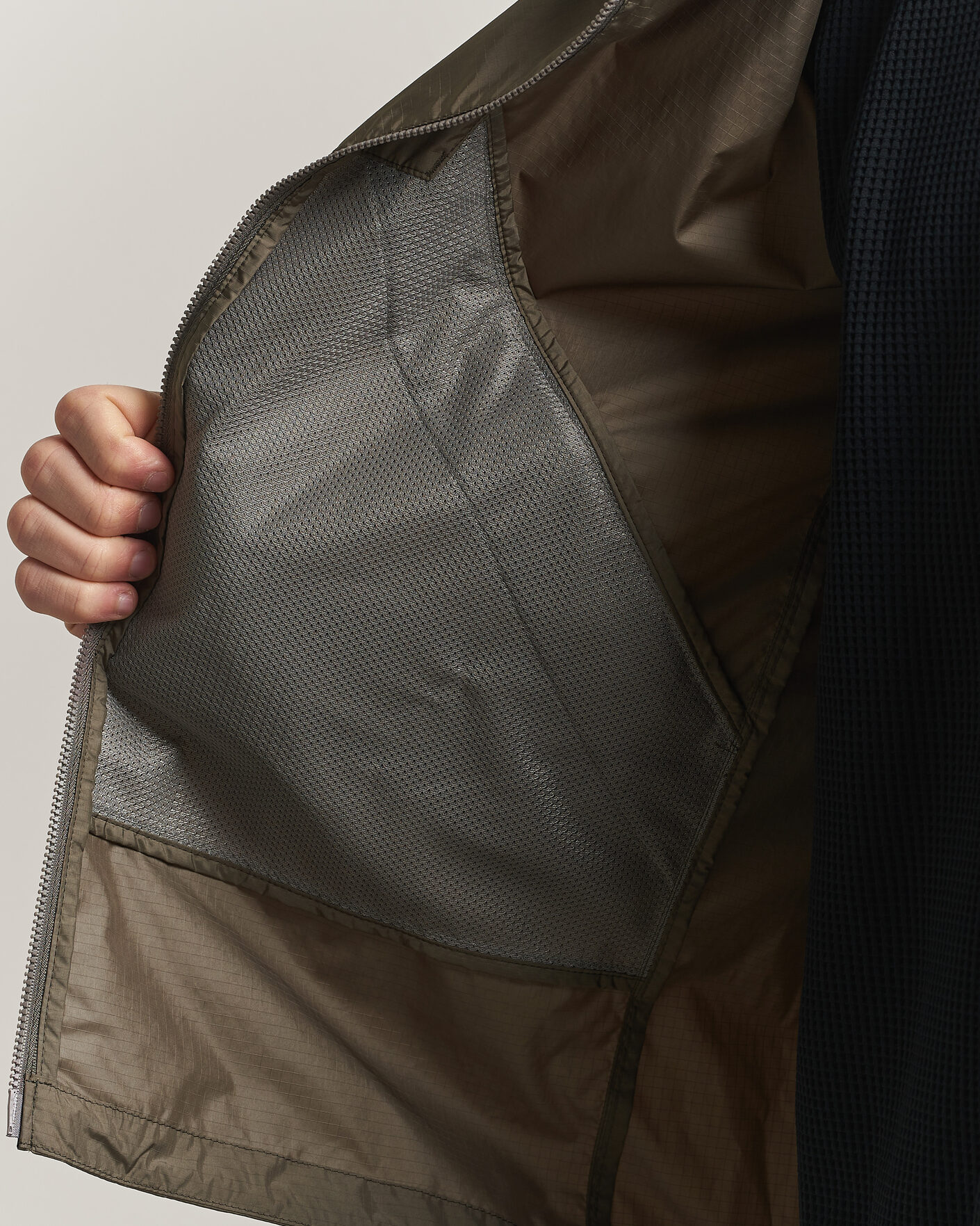 Herren | Jacken | Goldwin | Rip Stop Hooded Jacket Sand