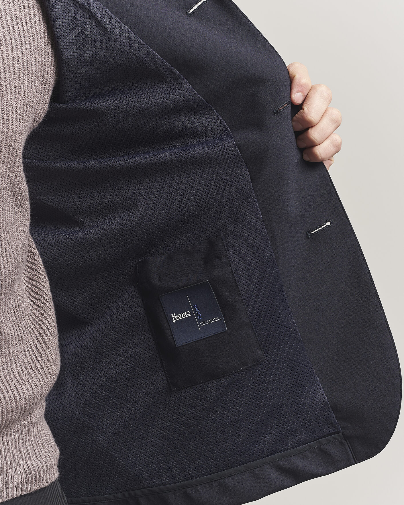 Herren | Jacken | Herno | Travel Wool Chore Jacket Navy