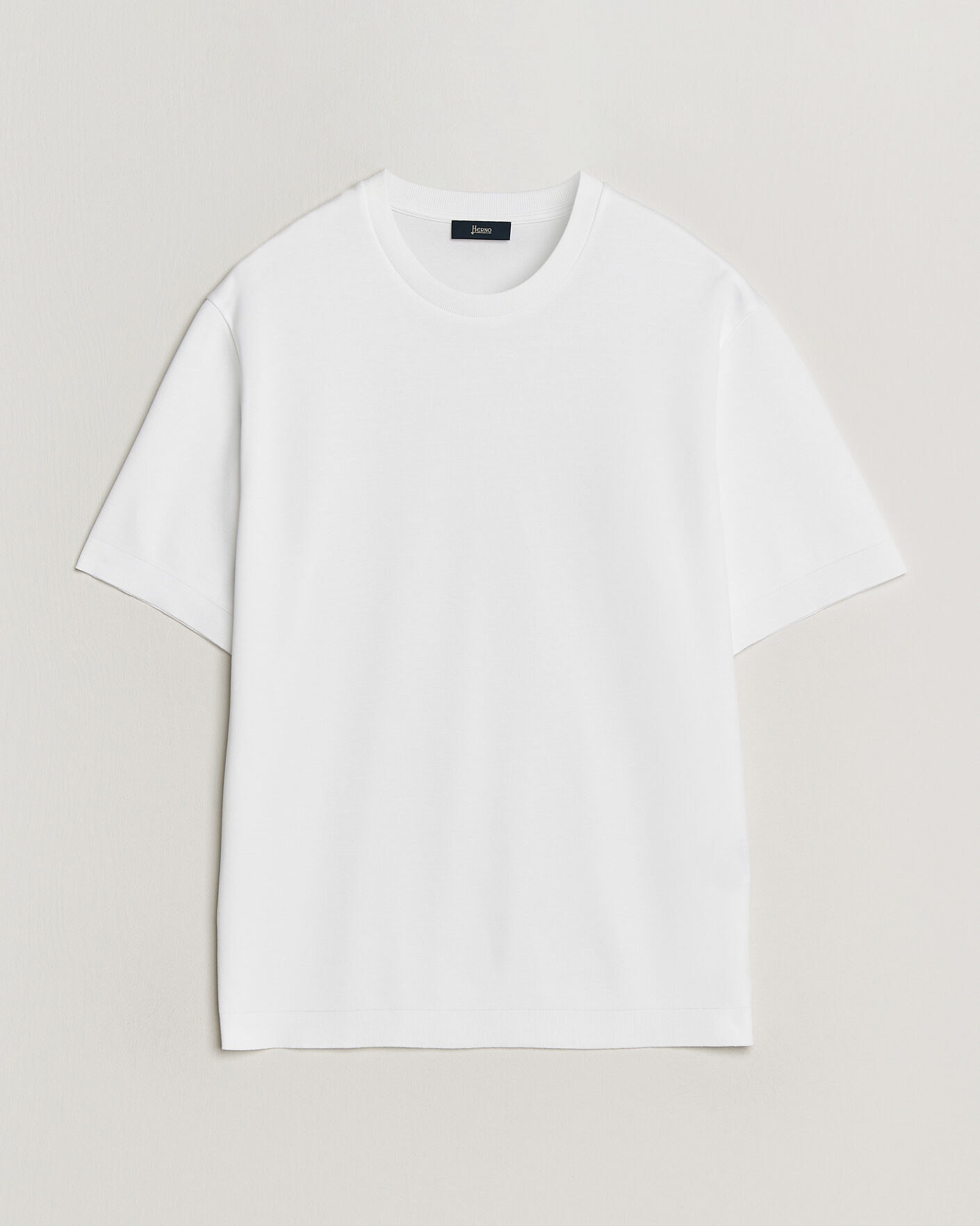 Herren | T-Shirts | Herno | Micro Piquet T-Shirt White