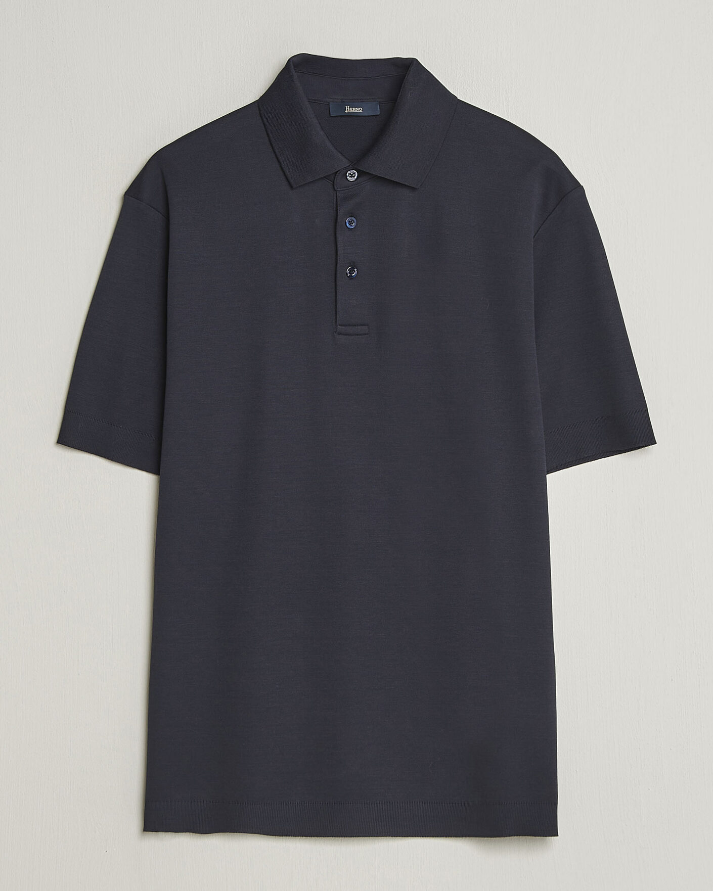 Herren | Poloshirts | Herno | Micro Piquet Polo Navy