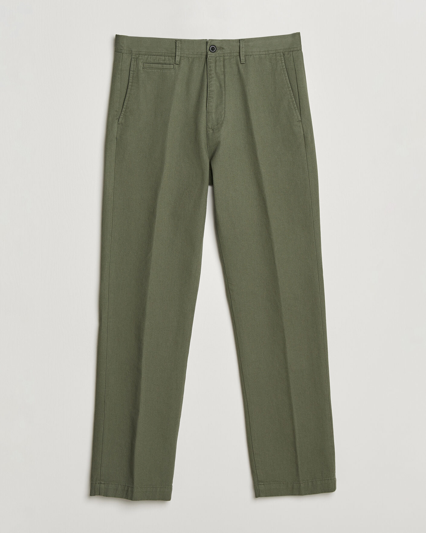 Herren | Hosen | Incotex | Regular Fit Uniform Cotton Slacks Military