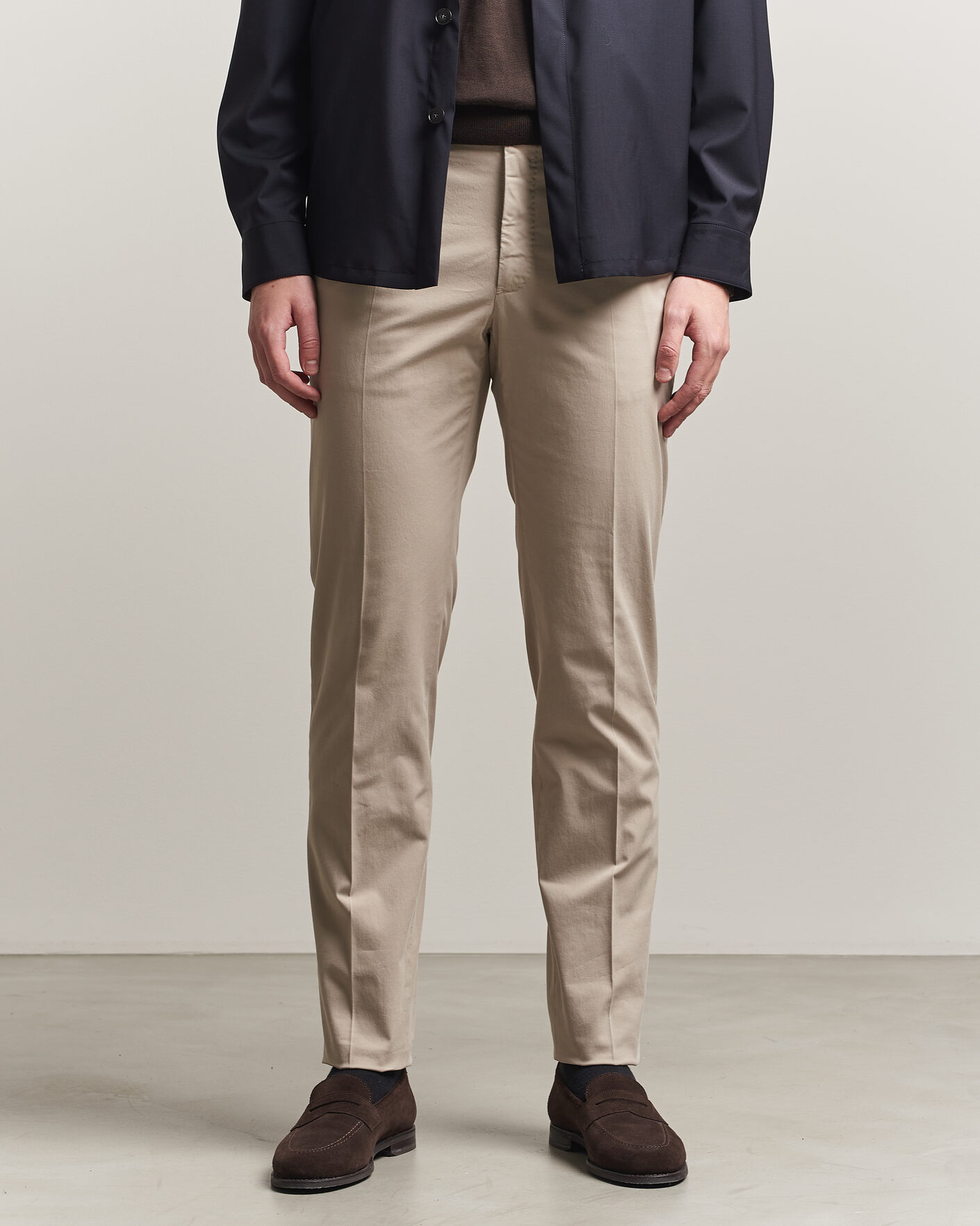 Herren | Hosen | Incotex | Regular Fit Comfort Chinos Sand