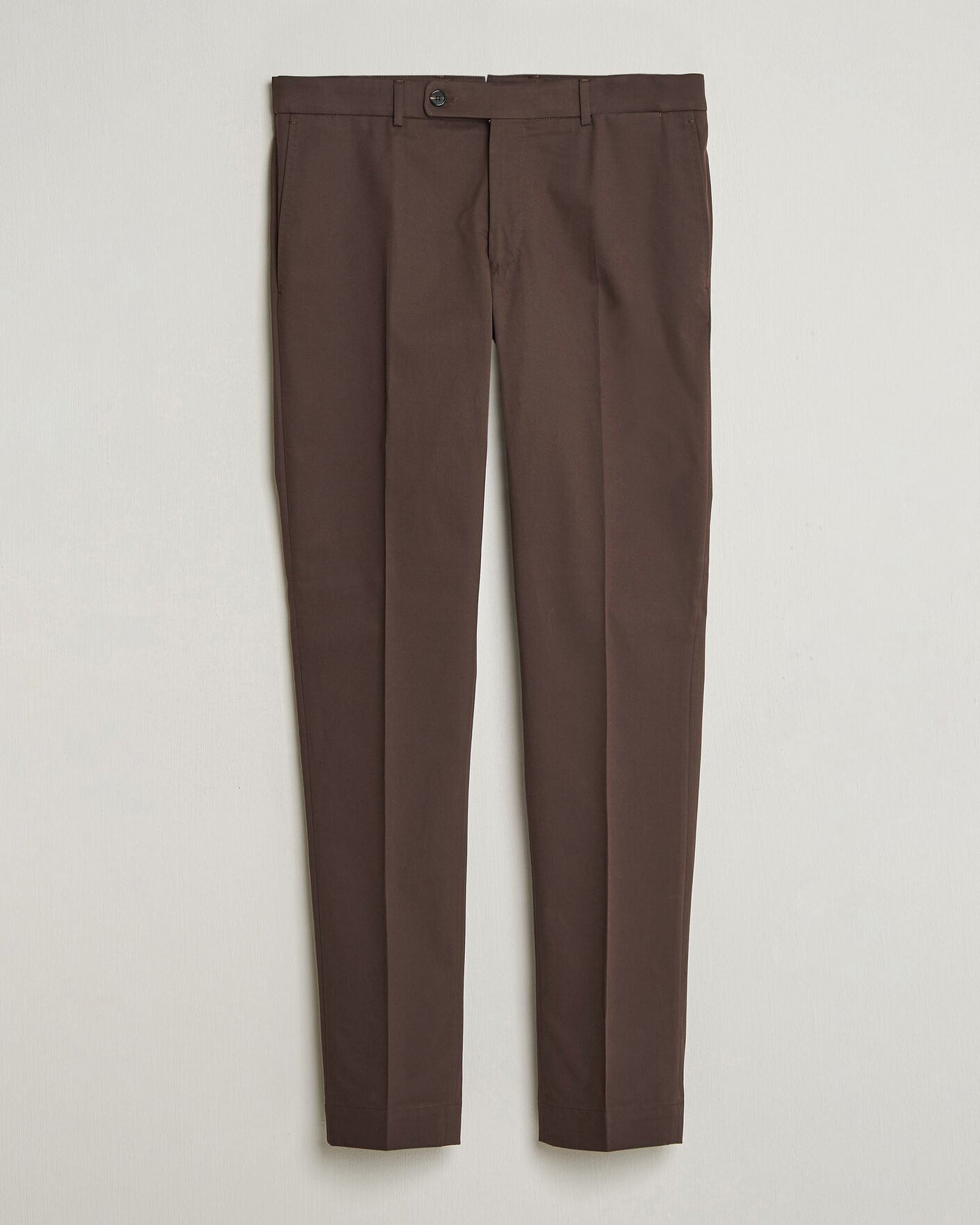 Herren | Hosen | Incotex | Regular Fit Flexgab Cotton Chinos Dark Brown