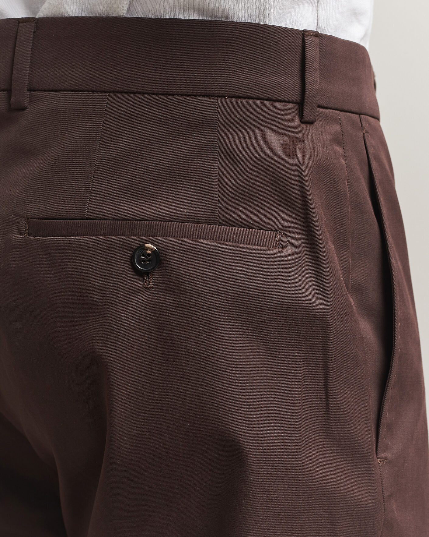 Herren | Hosen | Incotex | Regular Fit Flexgab Cotton Chinos Dark Brown