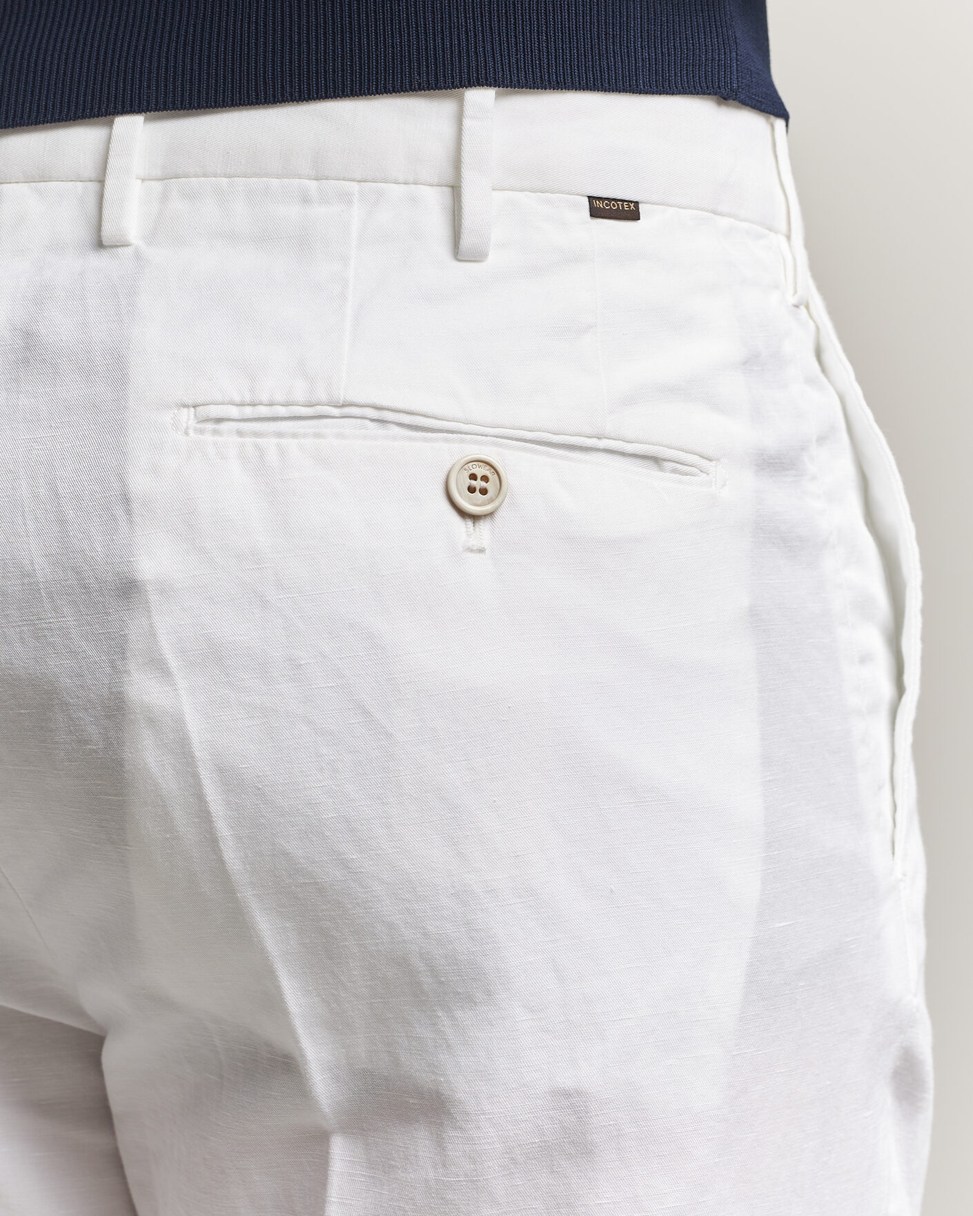 Herren | Hosen | Incotex | Regular Fit Chinolino Trousers White