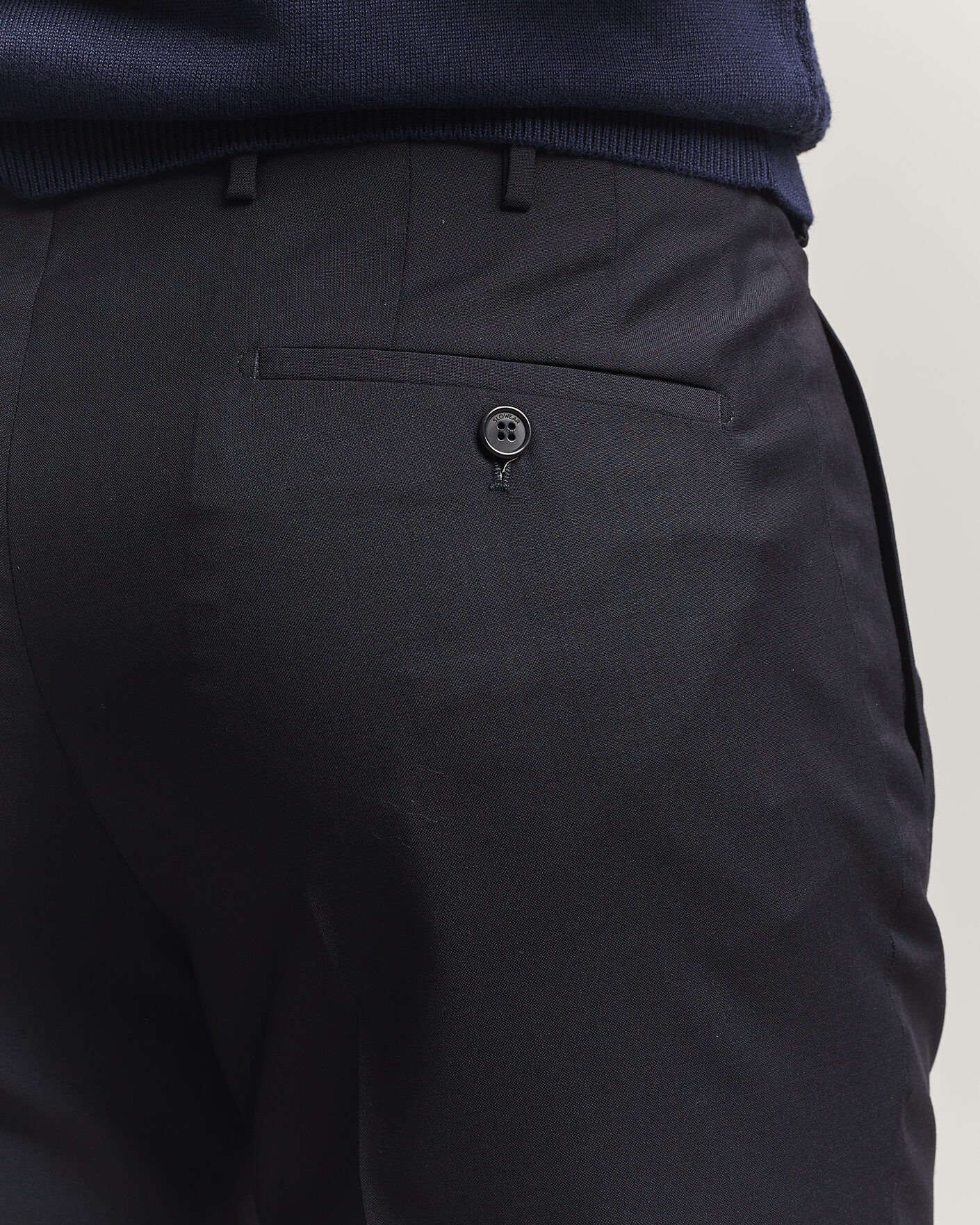 Herren | Hosen | Incotex | Regular Fit Super 100s Wool Pants Blue