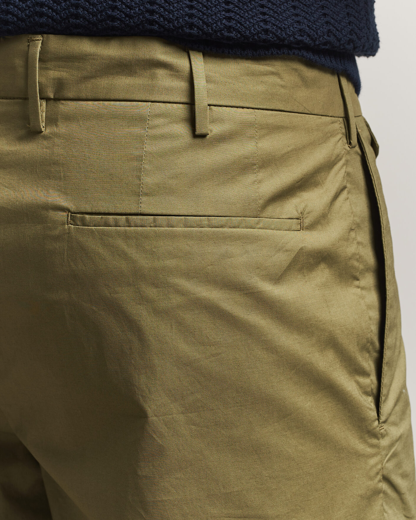 Herren | Shorts | Incotex | Cotton Poplin Shorts Olive