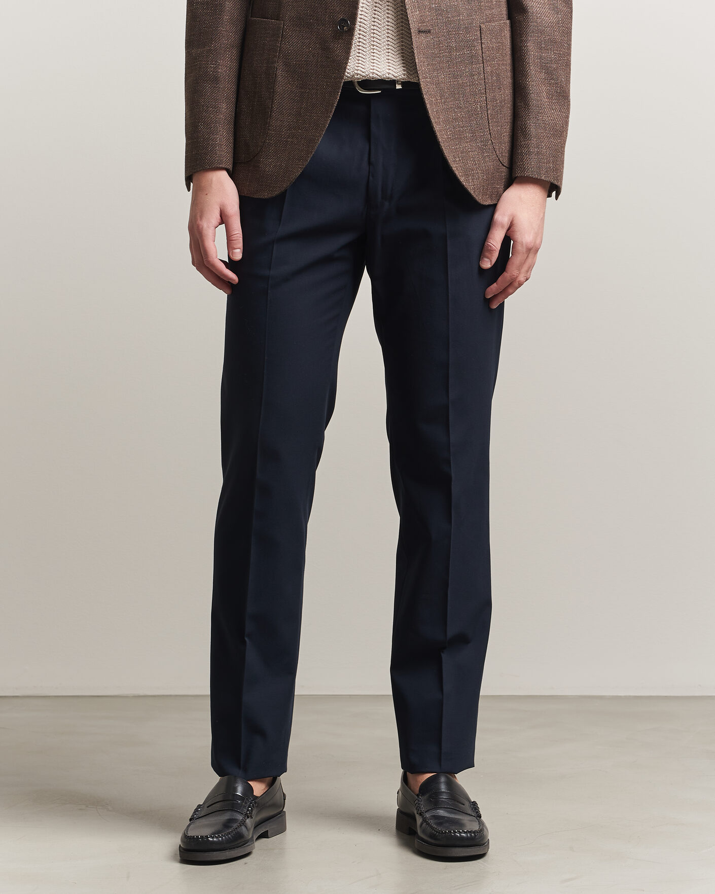 Herren | Hosen | Incotex | Ice Cotton Twill Pants Navy