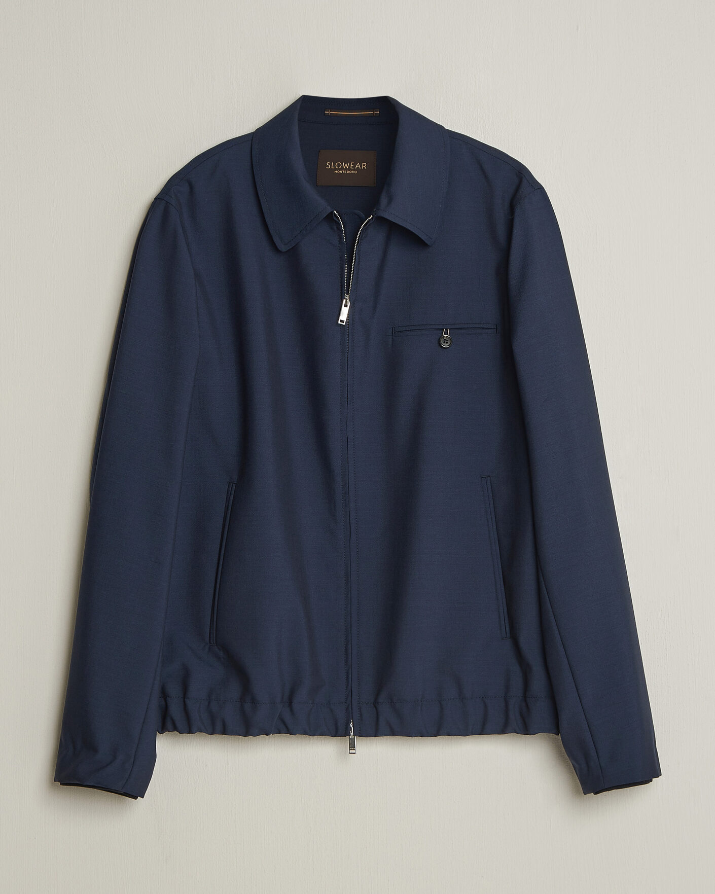 Herren | Jacken | Incotex | Primo Wool Shirt Jacket Navy