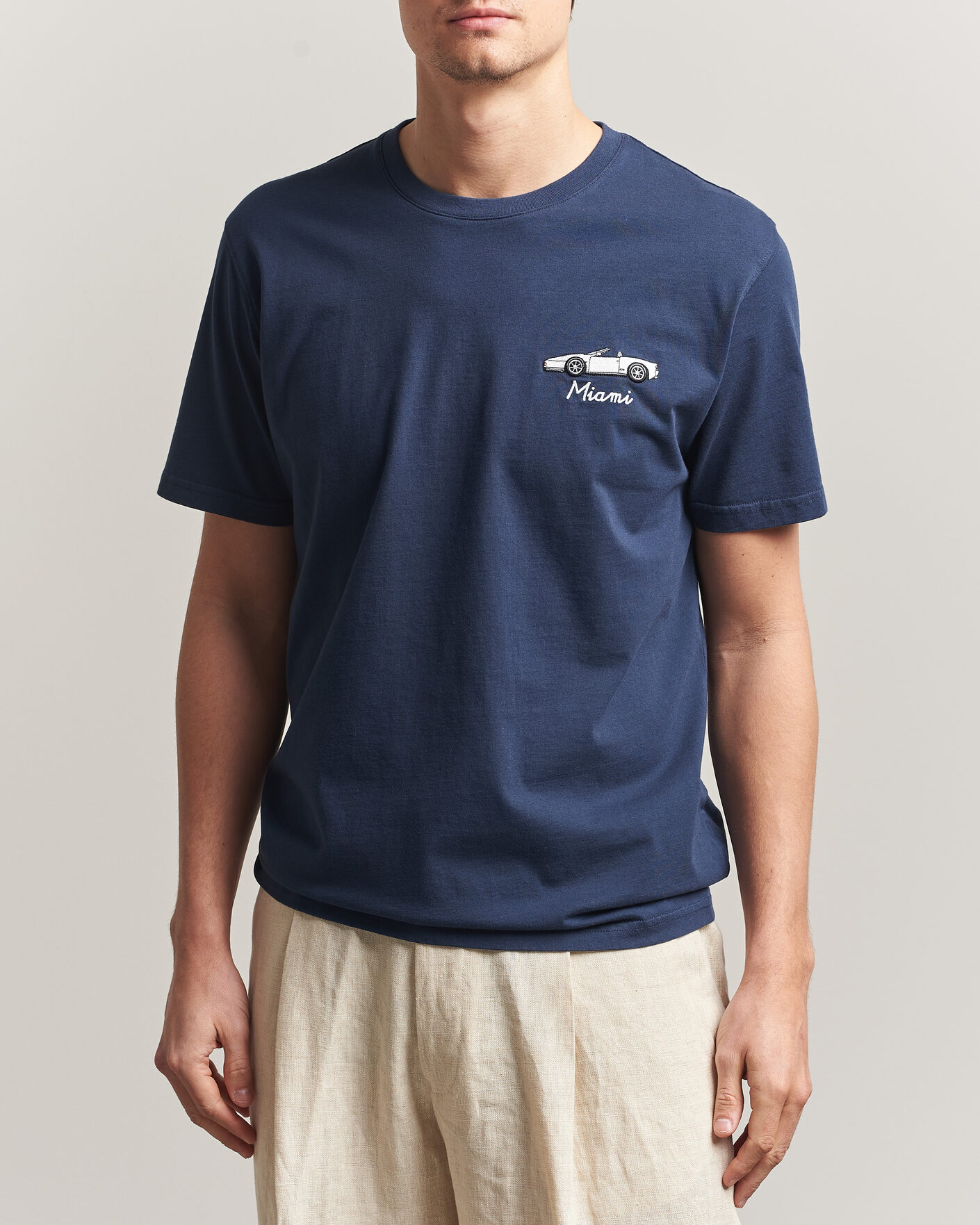 Herren | T-Shirts | MC2 Saint Barth | Printed Cotton T-Shirt Car Miami