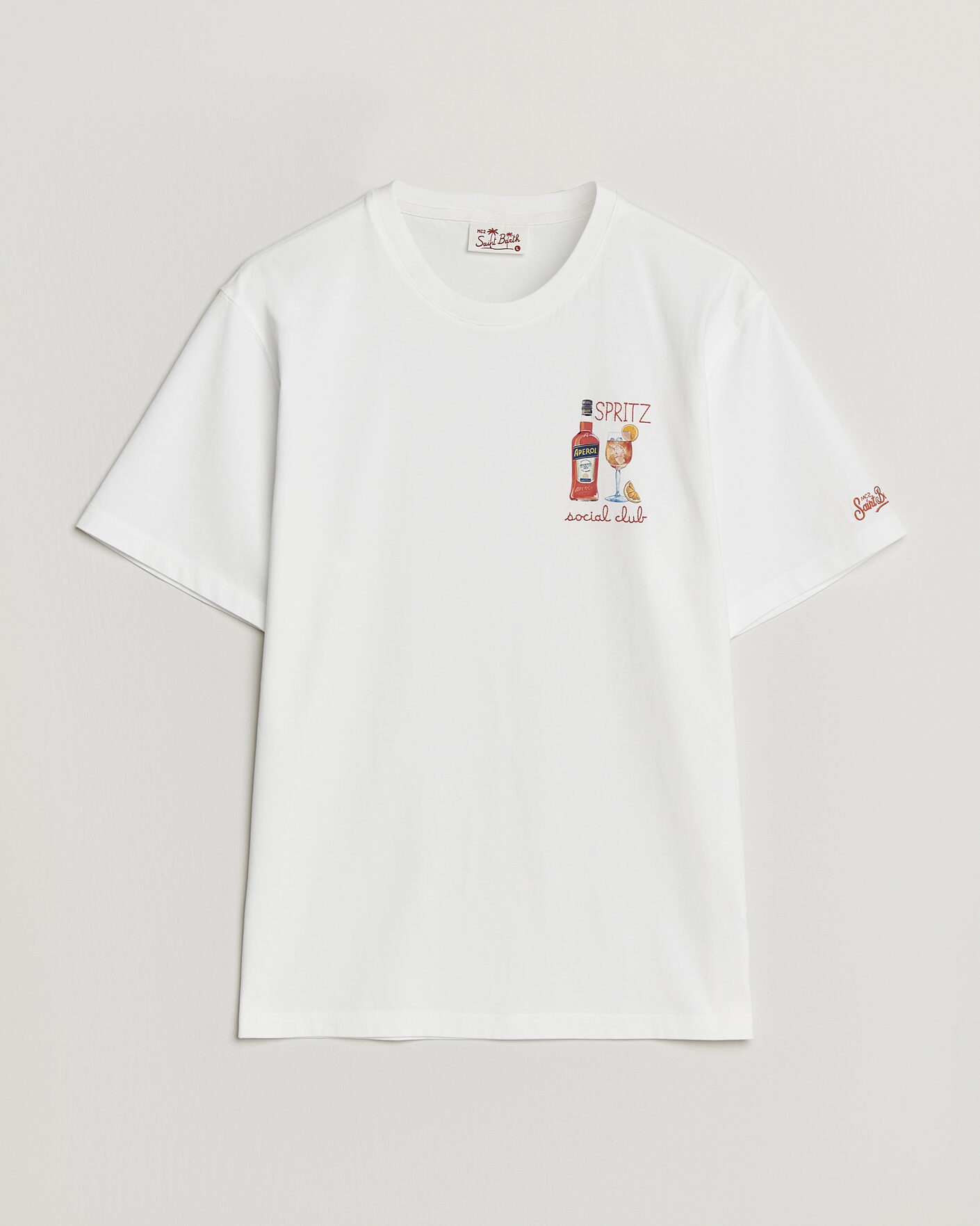 Herren | T-Shirts | MC2 Saint Barth | Printed Cotton T-Shirt Social Spritz