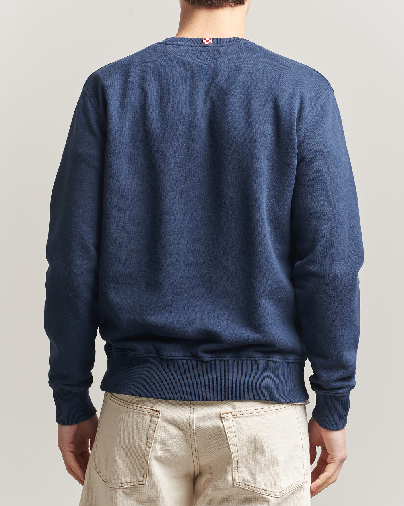 Herren | Pullover | MC2 Saint Barth | Terry Cotton Logo Sweatshirt Navy