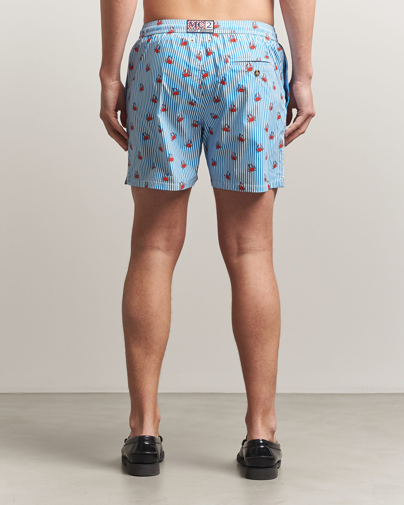 Herren | Badehosen | MC2 Saint Barth | Printed Swim Shorts Blue Crabs
