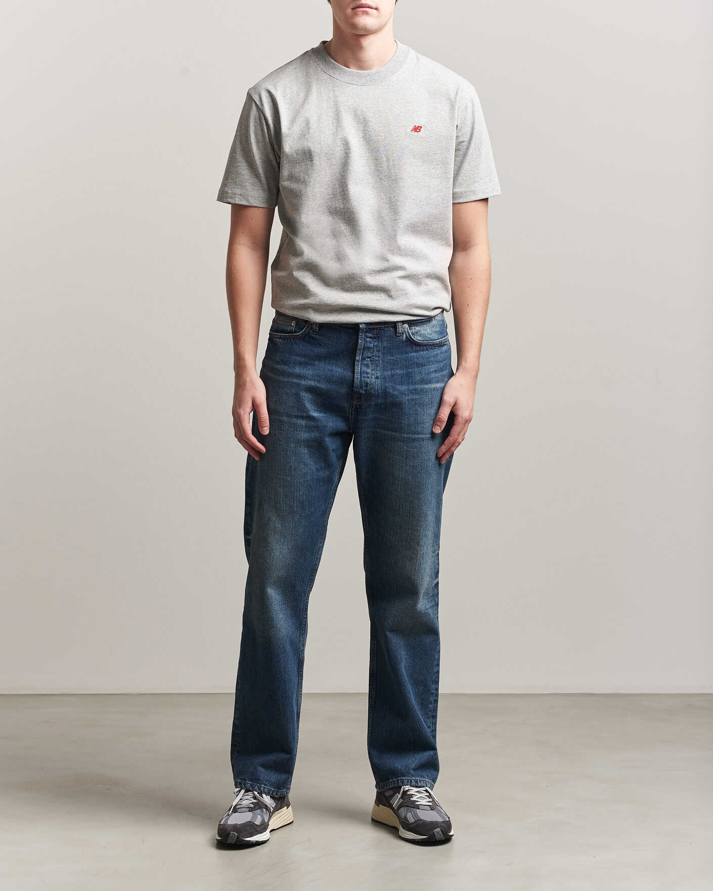 Herren | T-Shirts | New Balance | Made In USA Core T-Shirt Athletic Grey