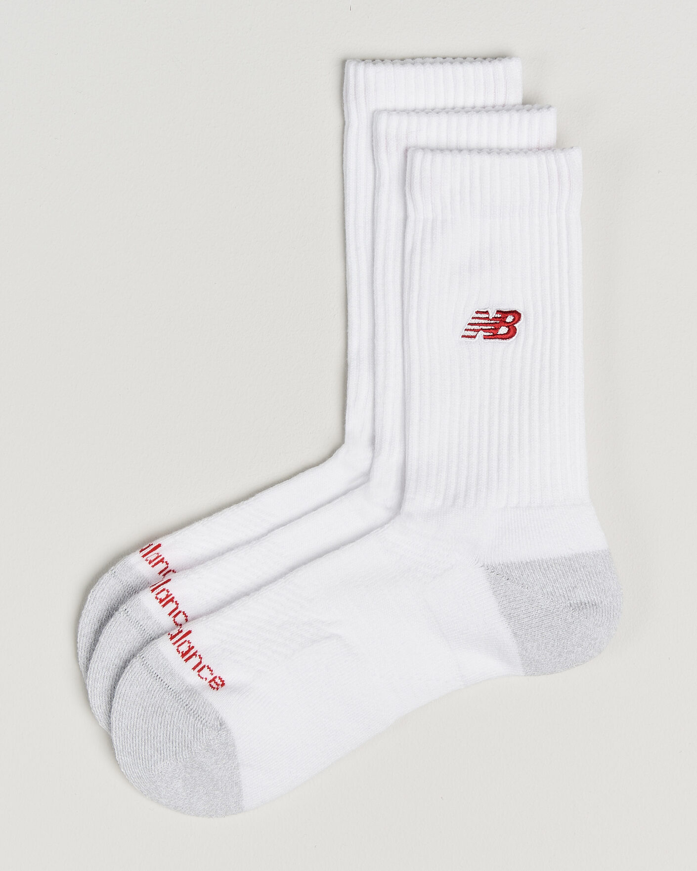 Herren | Unterwäsche | New Balance | 3-Pack Active Premium Crew Socks White