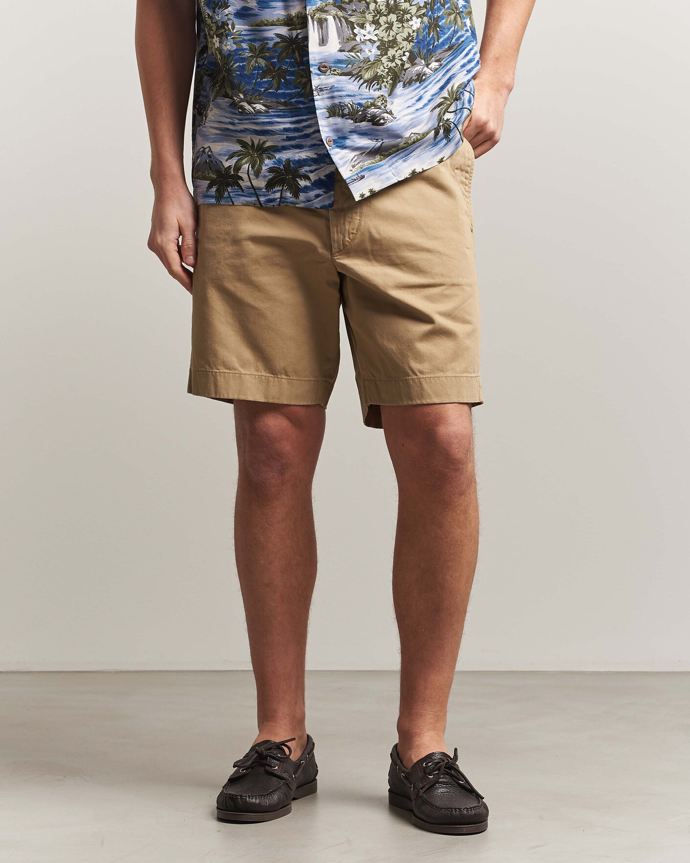 Herren | Shorts | RRL | Officers Flat Shorts New Military Khaki