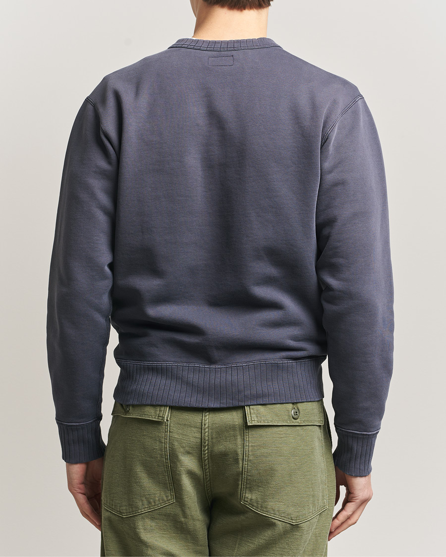 Herren | Pullover | RRL | Training Crew Sweatshirt Faded Blue
