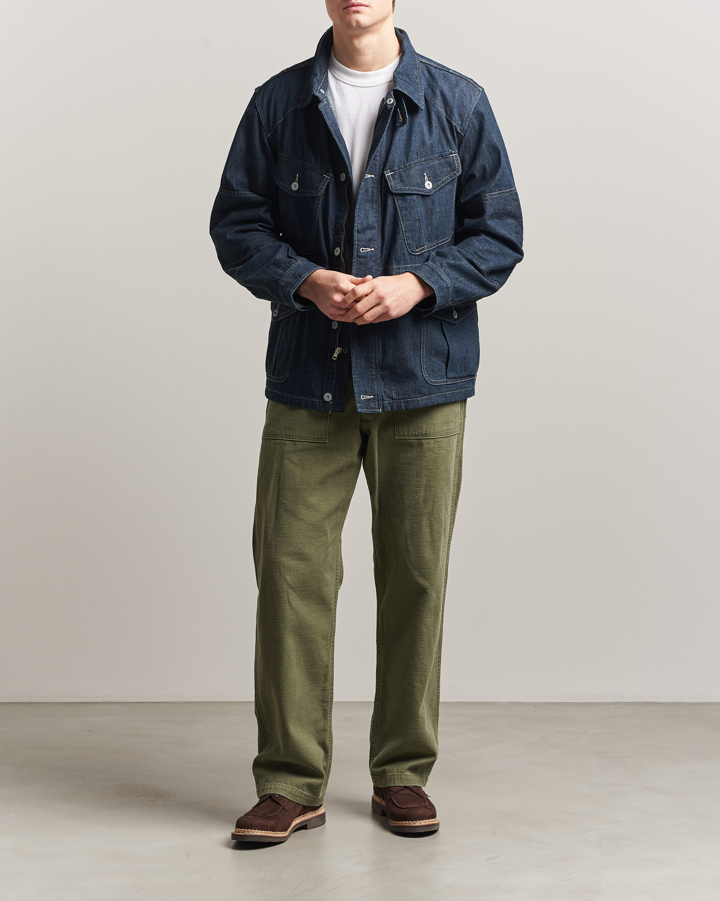 Herren | Jacken | RRL | Bannerman Denim Field Jacket Medium Wash