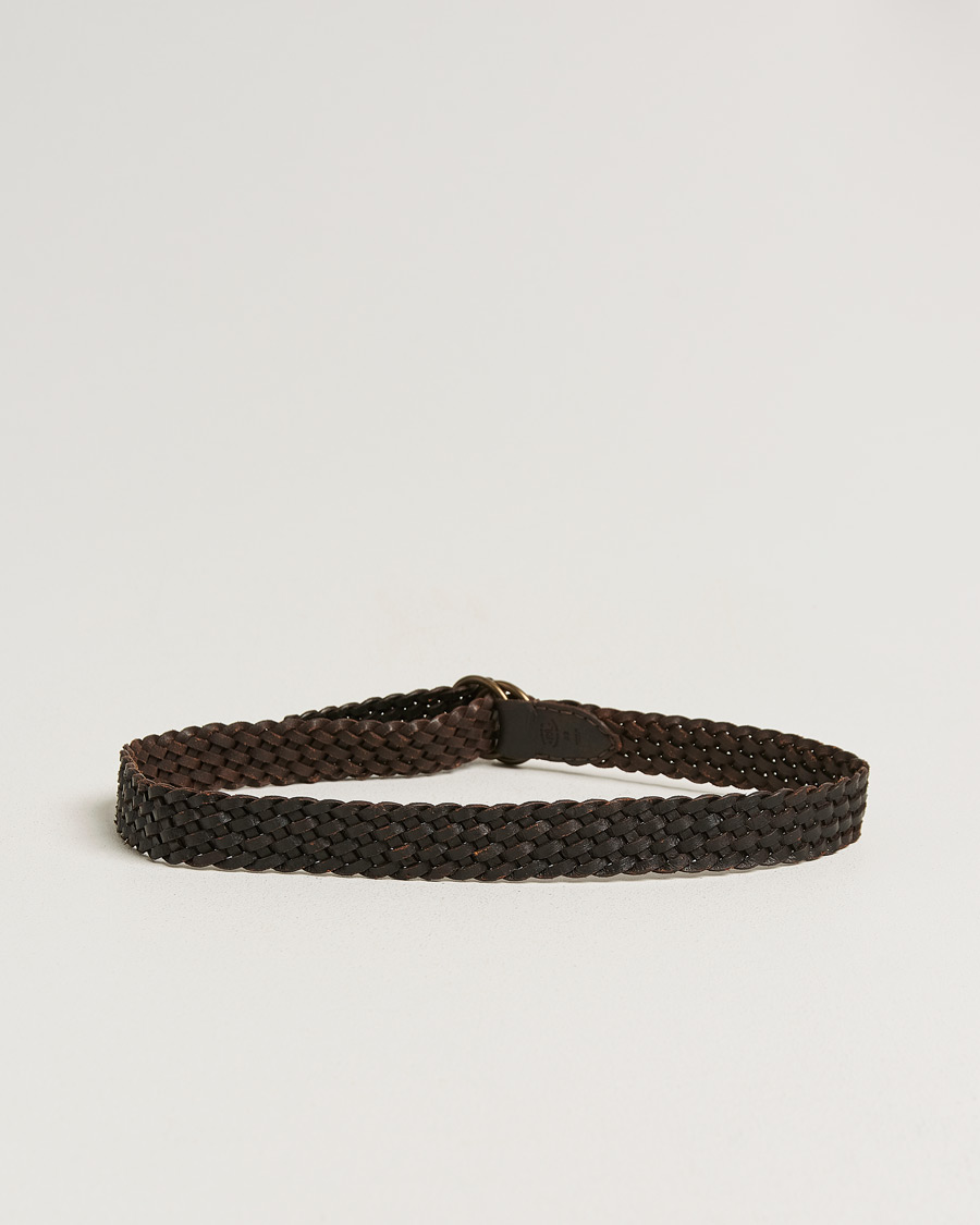 Herren | Gürtel | RRL | Braided Belt Dark Brown