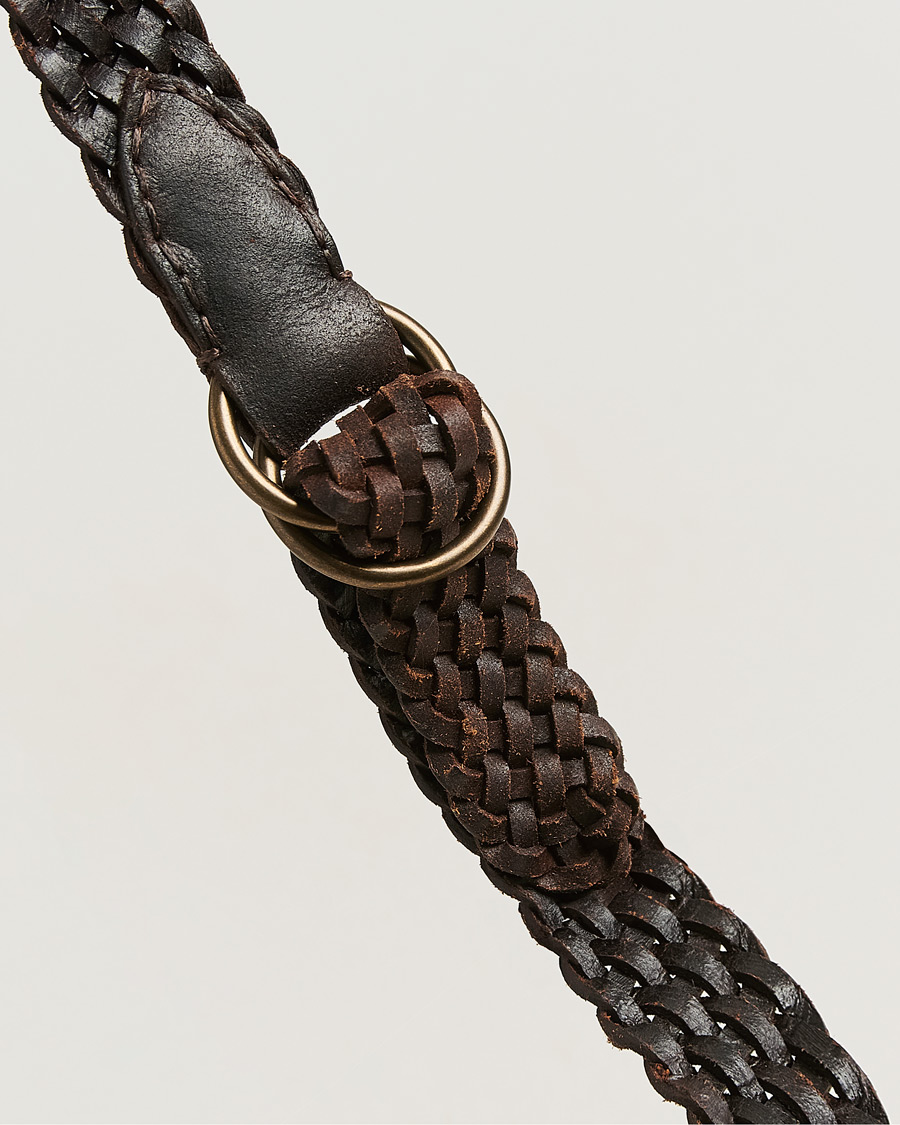 Herren | Gürtel | RRL | Braided Belt Dark Brown