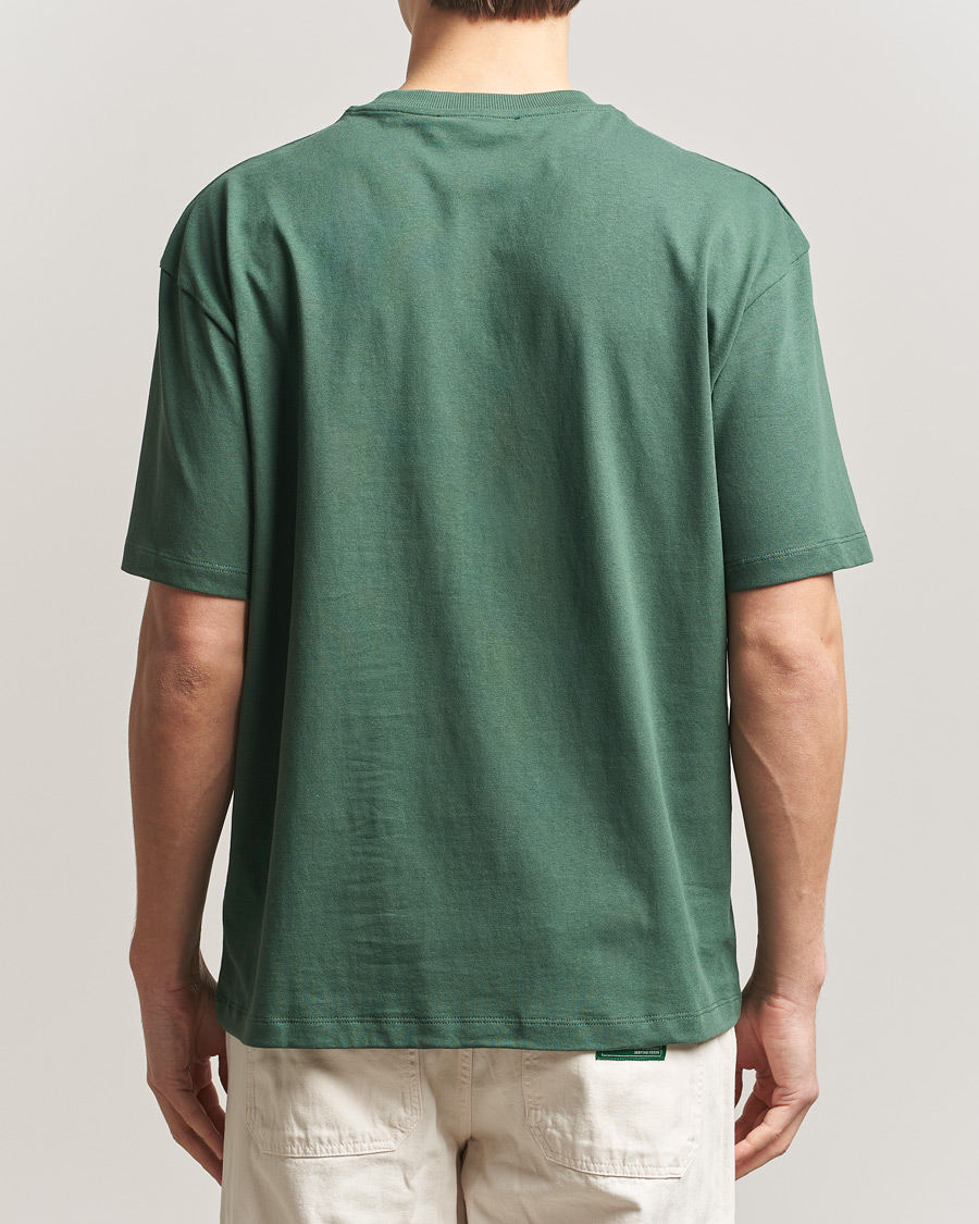 Herren | T-Shirts | Palmes | Stitch T-Shirt Dark Green