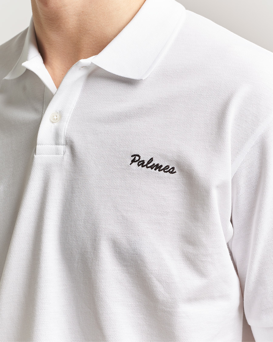 Herren | Poloshirts | Palmes | Stitch Piquet Polo White
